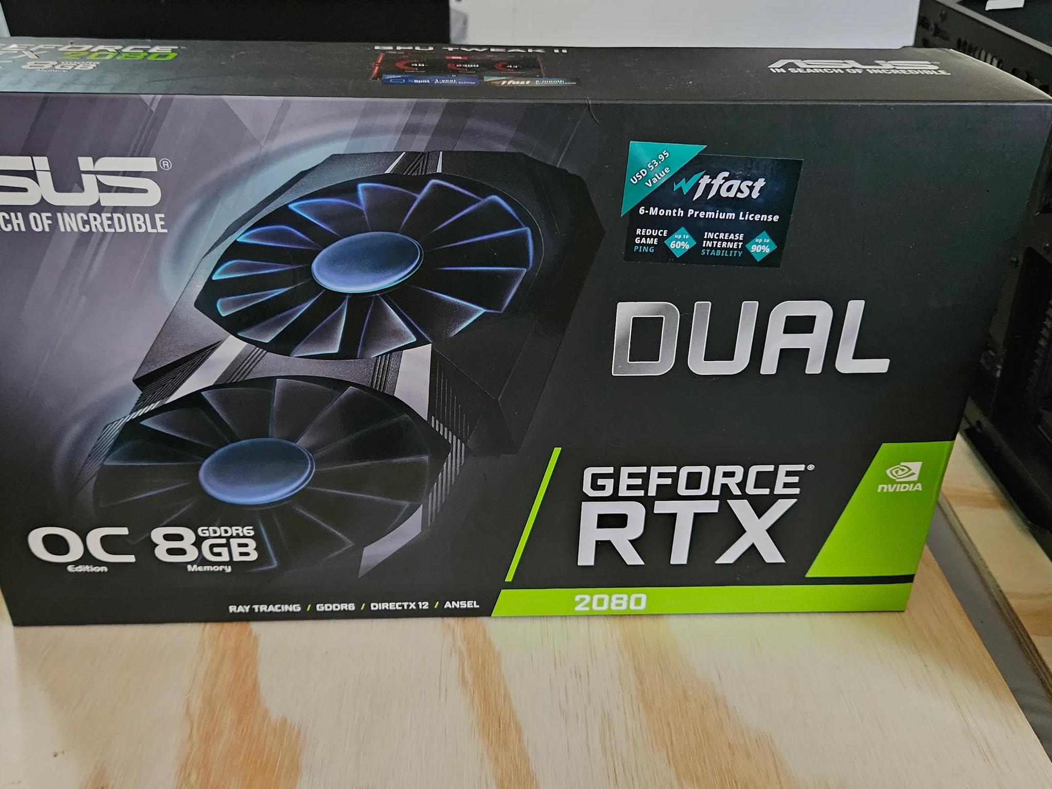ASUS GeForce® RTX 2080 8GB Dual-fan OC Edition GDDR6