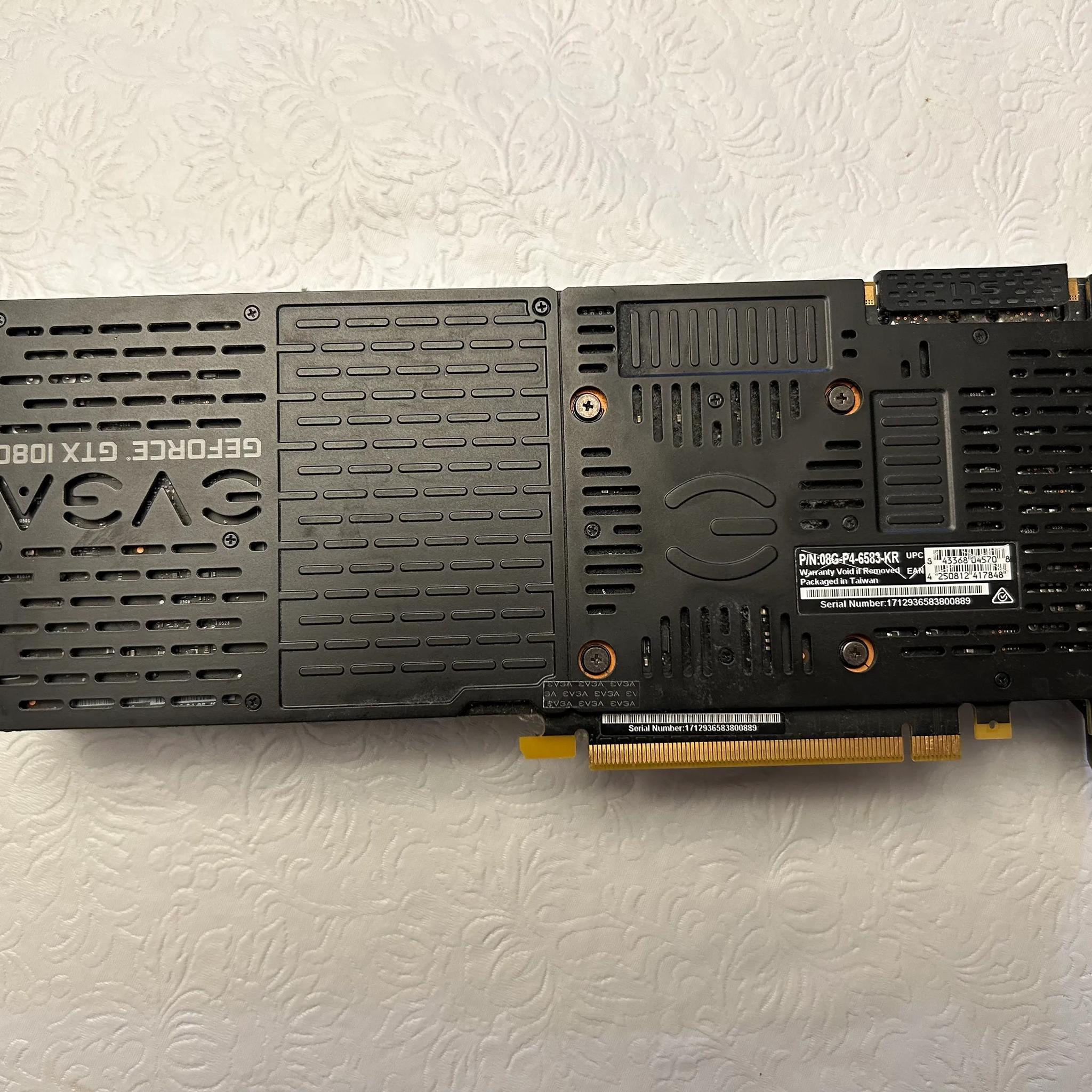 EVGA GeForce GTX 1080 SC2 Gaming, 8GB GDDR5X - 08G-P4-6583-KR