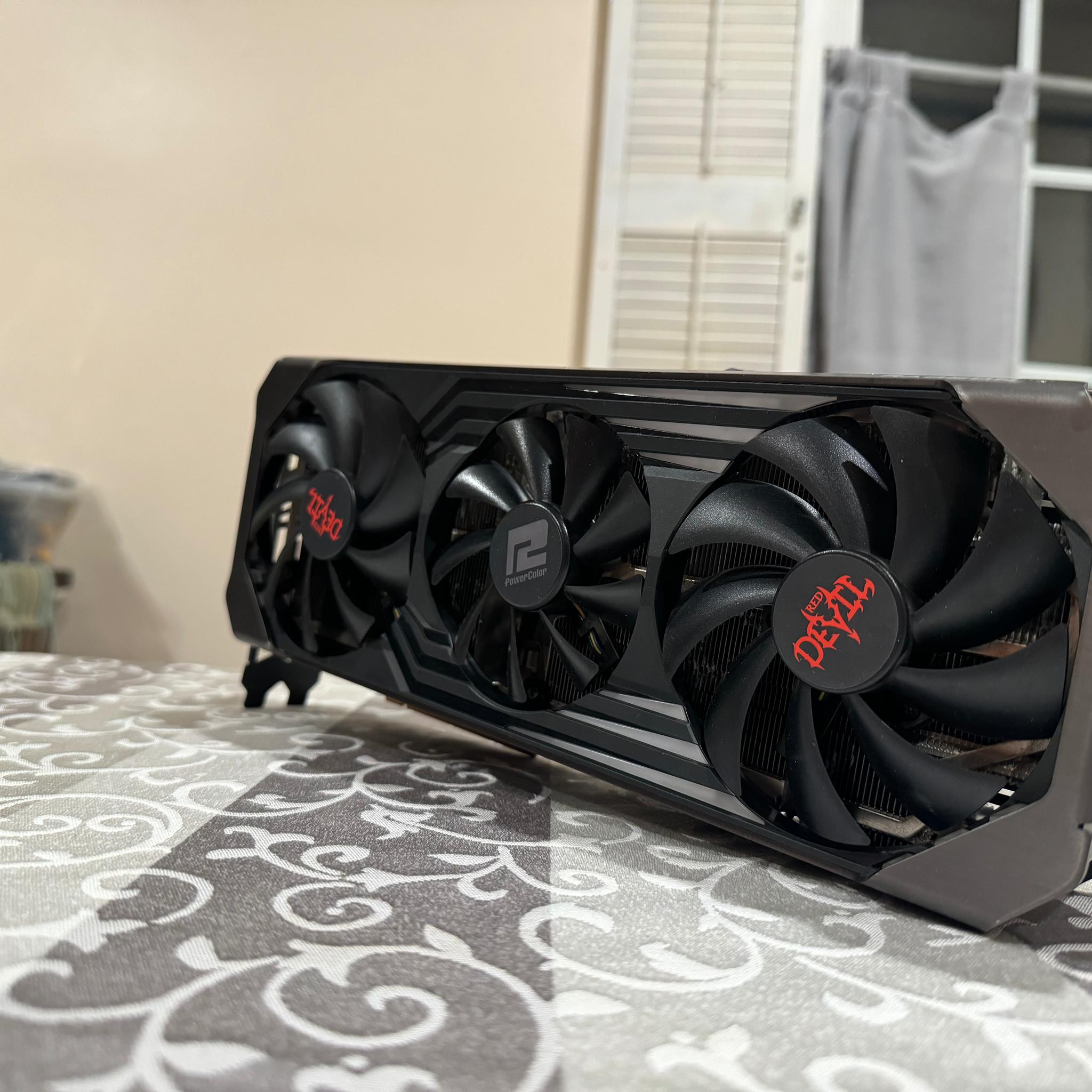 FOR PARTS/AS IS Powercolor AMD RX 6800XT 16GB Red Devil OC Model