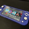 Nintendo Switch Lite 32GB (Blue) BUNDLE (Case + 5 Games Included)