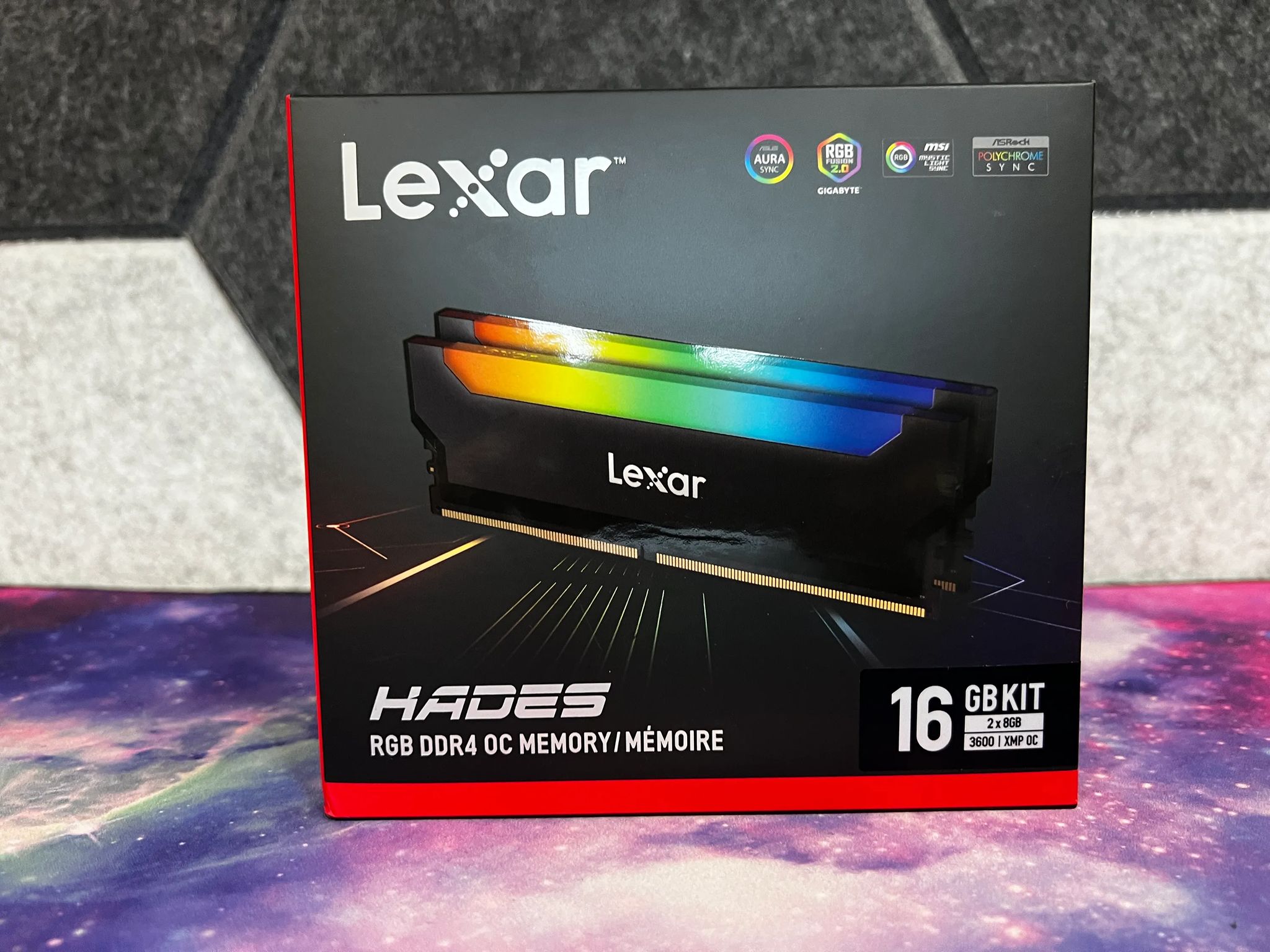 Lexar Hades 16GB (2 x 8GB) RGB DDR4 3600Mhz CL18 Memory Kit