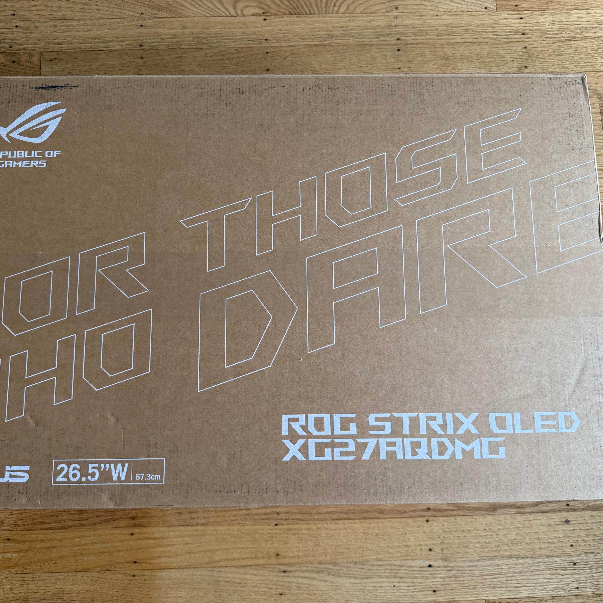 ASUS ROG Strix 27” 1440P OLED Gaming Monitor