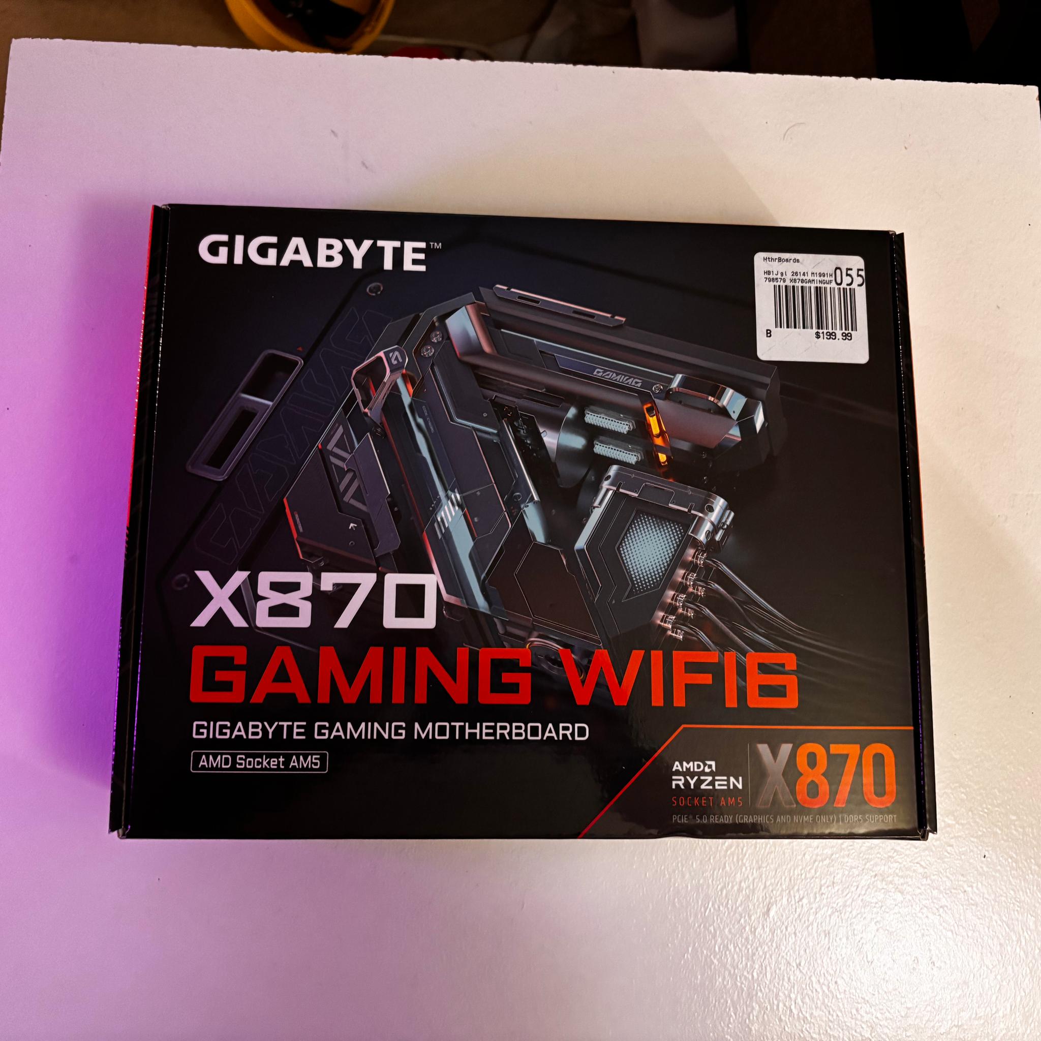 Gigabyte x870 gaming wifi6