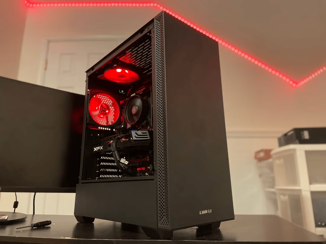 6 Core Ryzen RGB Black Gaming PC