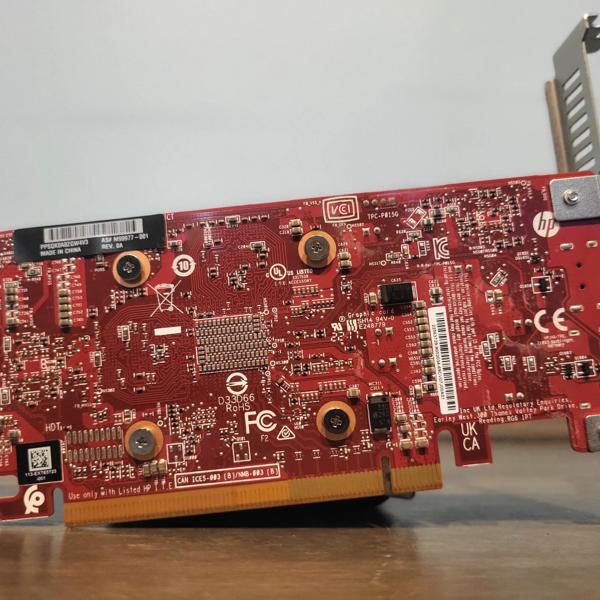 🔥HP OEM RX 6400 🔥 Tested Working, Clean | Pulled from Pre-Built | Red PCB