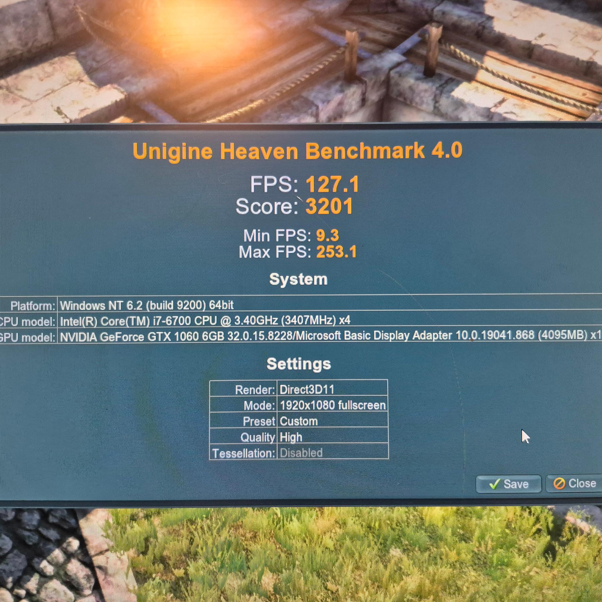 Copy of 120 FPS Foi7-6700, 16GB RAM, 512GB SSD, GTX 1060 6GB, Win10