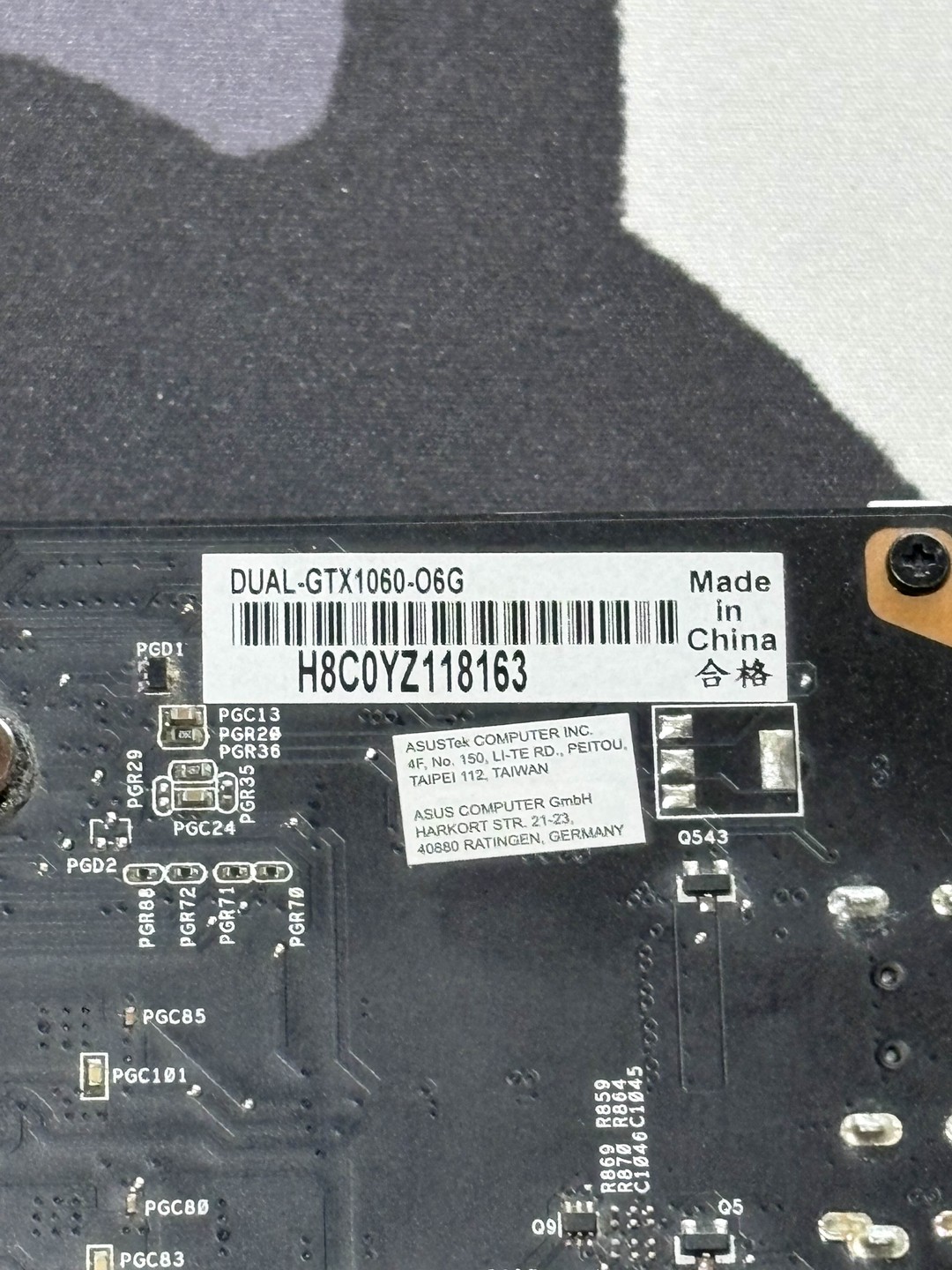 ゆ　ページ ASUS DUAL Fan 1060 OC 6GB | Jawa