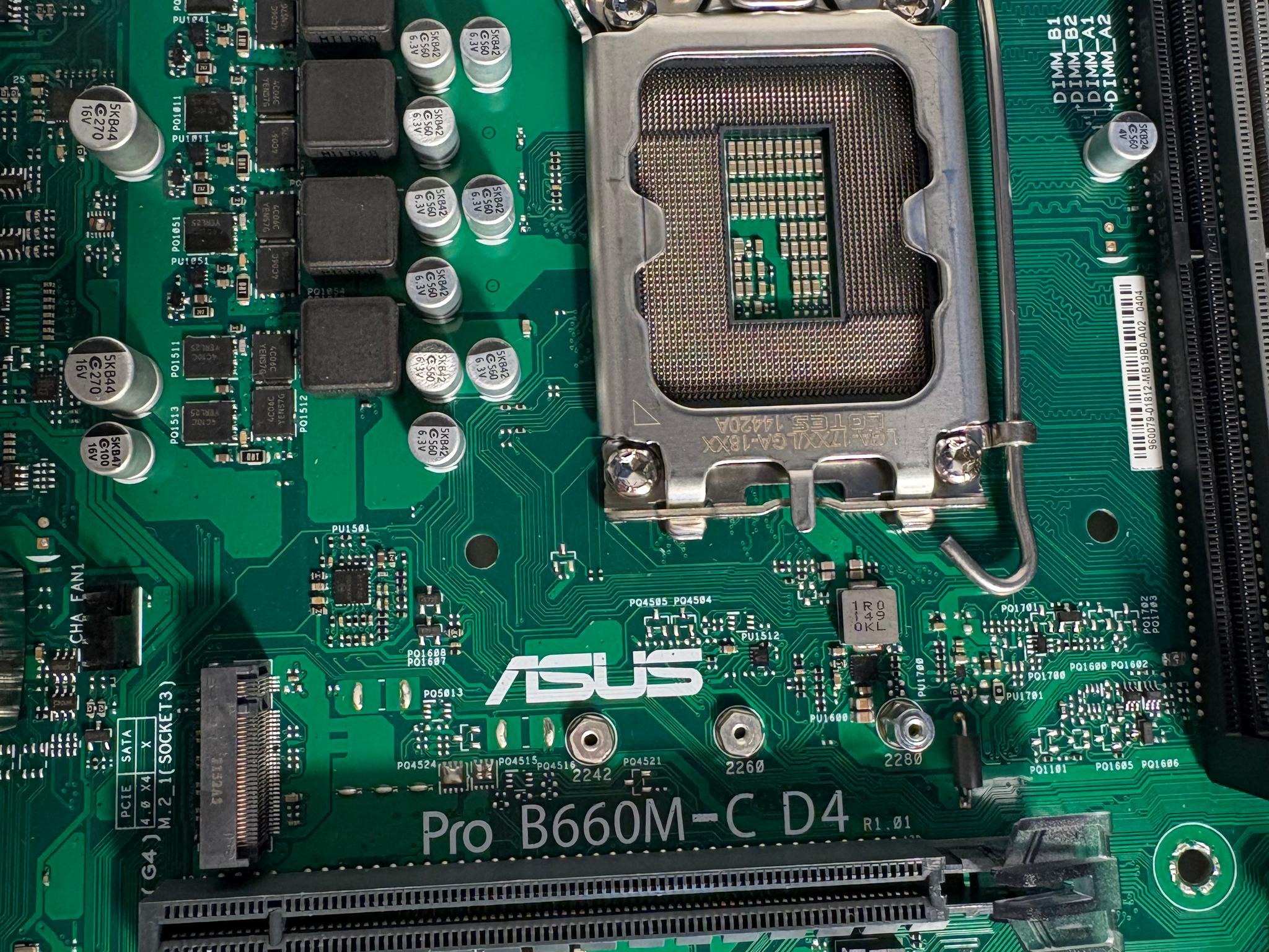 ASUS B660M-C DDR4 Commercial Motherboard LGA 1700