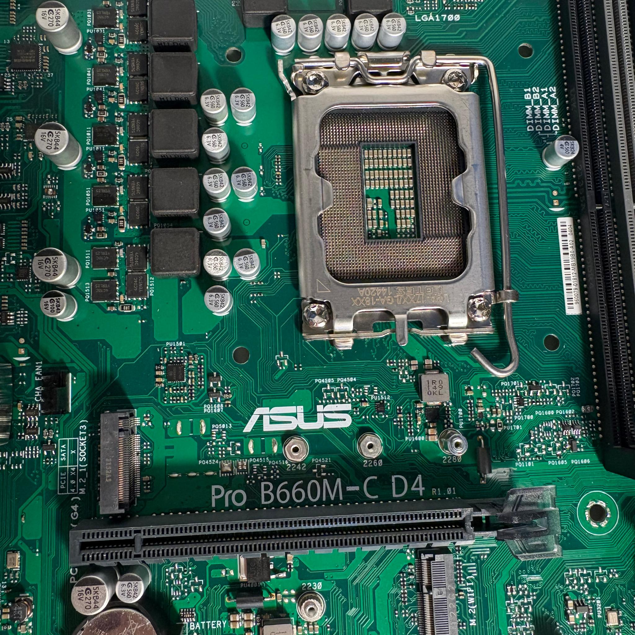 ASUS B660M-C DDR4 Commercial Motherboard LGA 1700