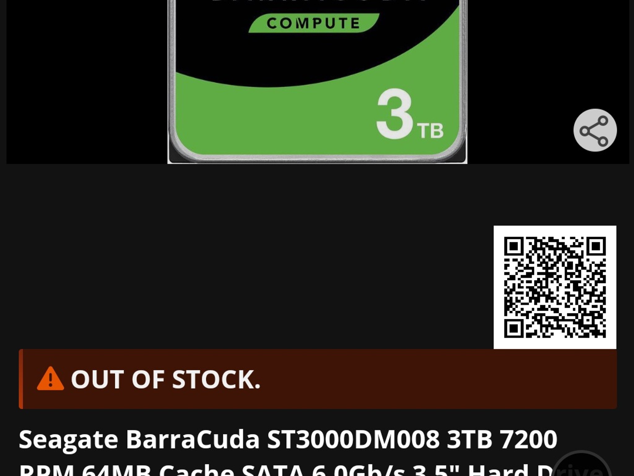 Seagate Barracuda 3TB & Firecuda 1TB