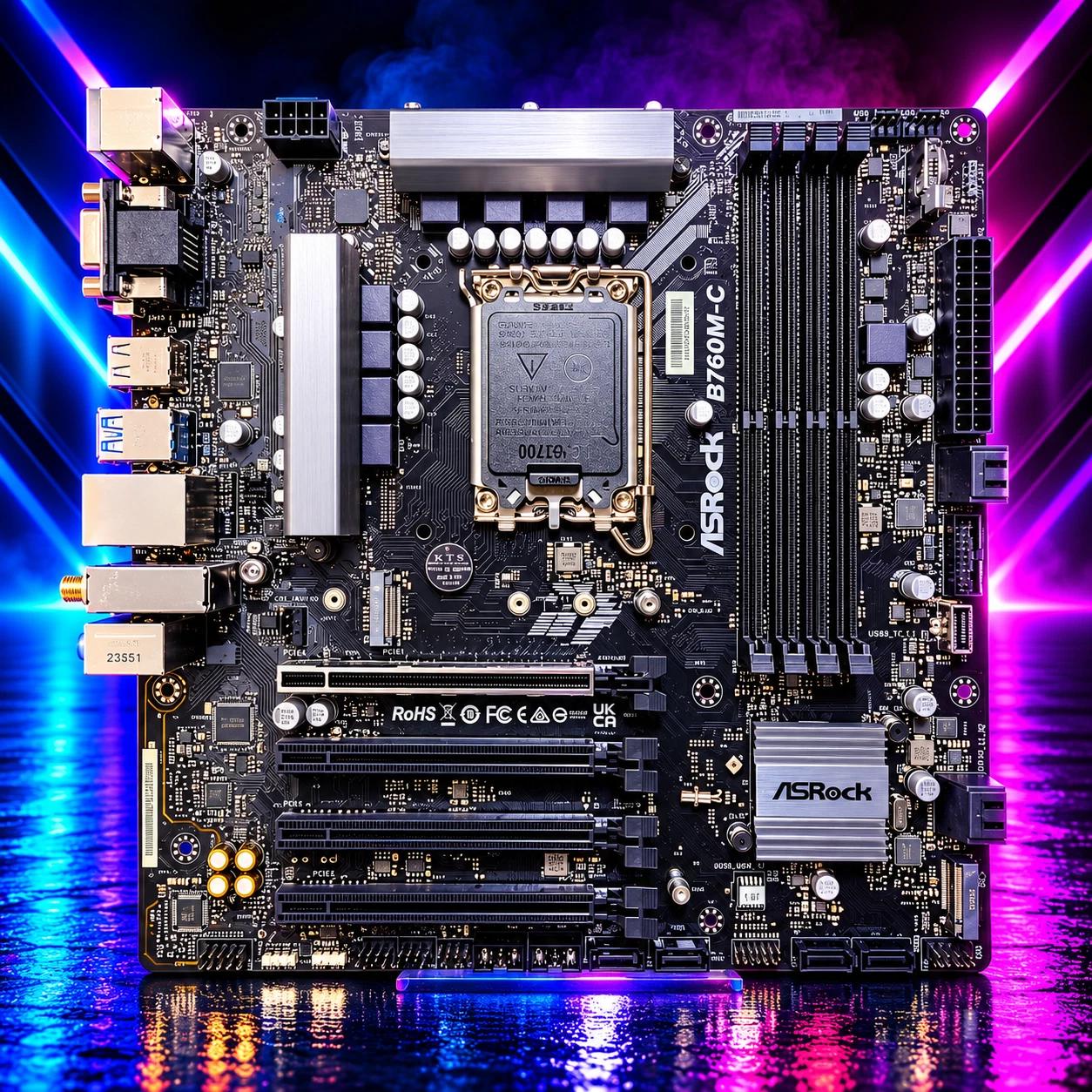 UPDATED BIOS ASROCK B760M-C/D4 WIFI LGA1700 MOTHERBOARD