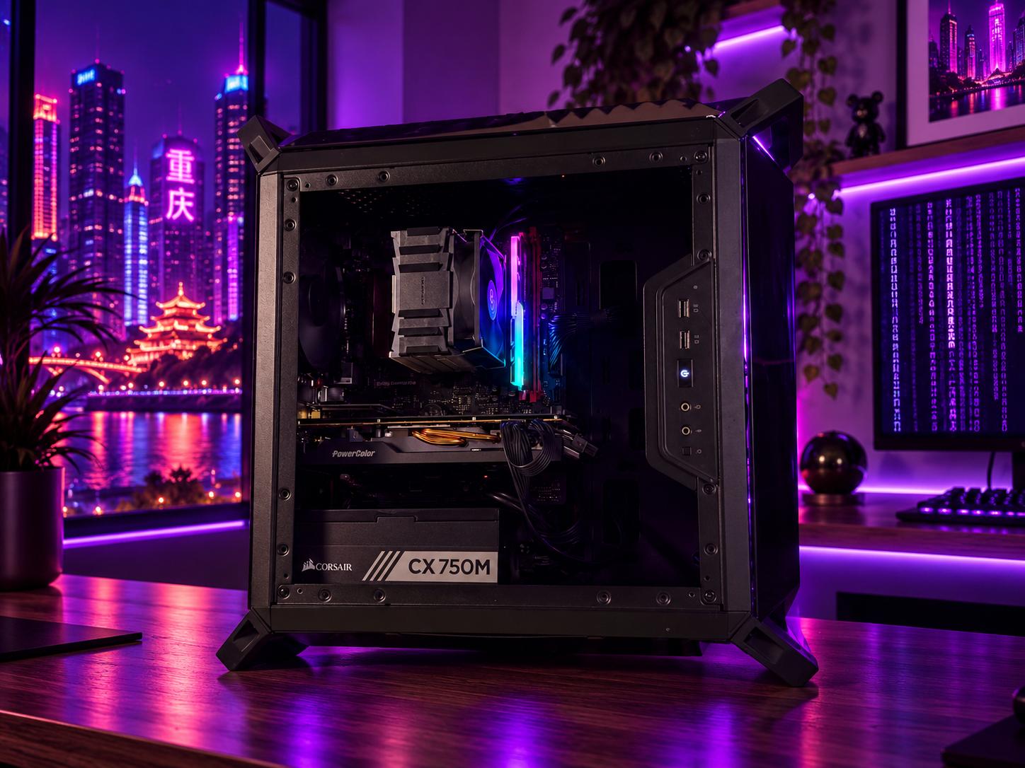 🉐KURONAMI Gaming PC | RX 6700XT | Ryzen 7 5800X3D | 16GB RAM | 1TB NVME | WiFi + BT | FREE SHIPPING