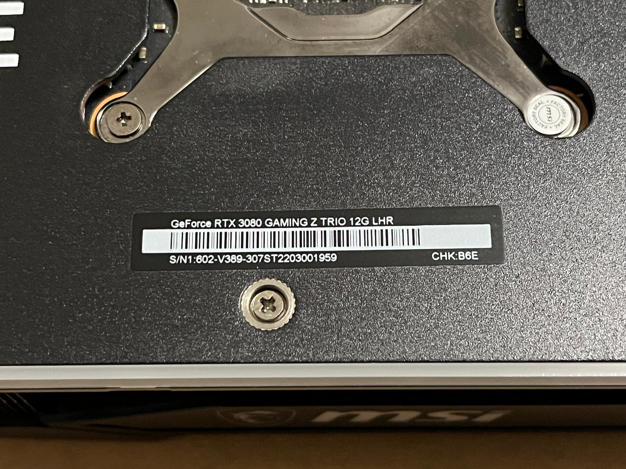 MSI Nvidia GeForce RTX 3080 12GB Gaming X Trio