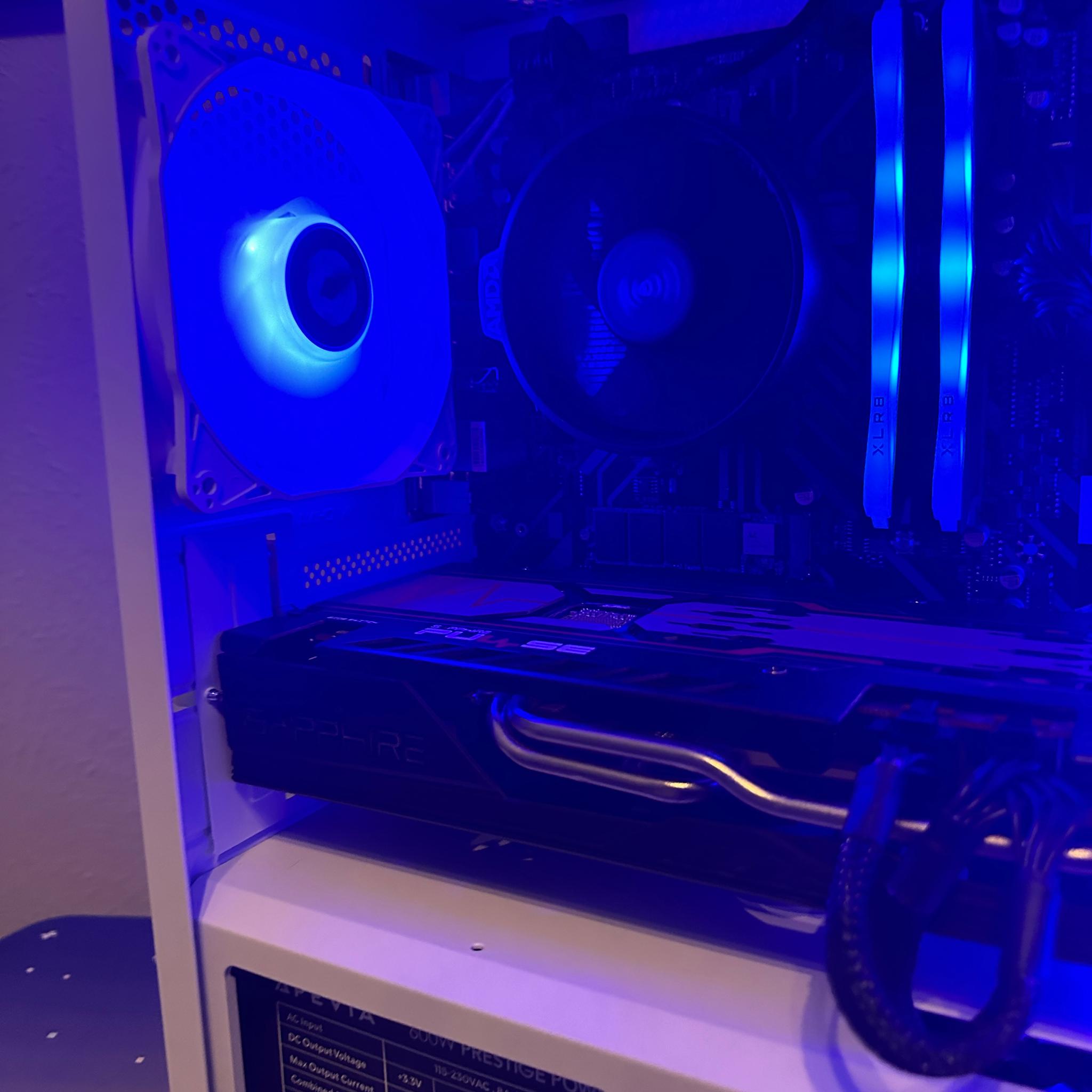 5700XT + Ryzen 5600x + 2TB SSD! Gaming + Streaming Custom Gaming PC in 1440p