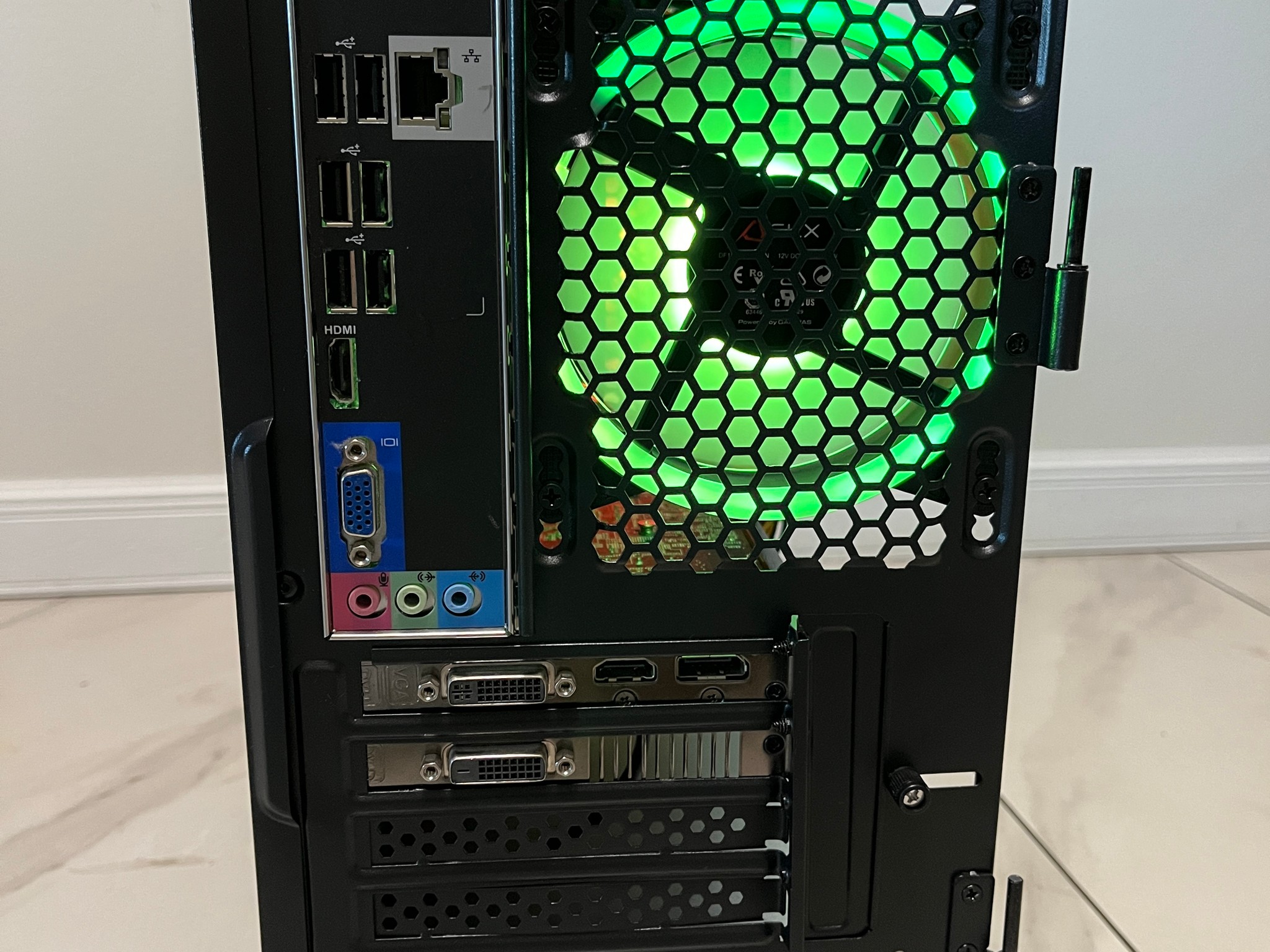 Super Budget Gaming PC-Intel i5-3470, AMD HD 7850, 16GB RAM,500GB Storage, w/ Wi-Fi, BT & RGB Remote