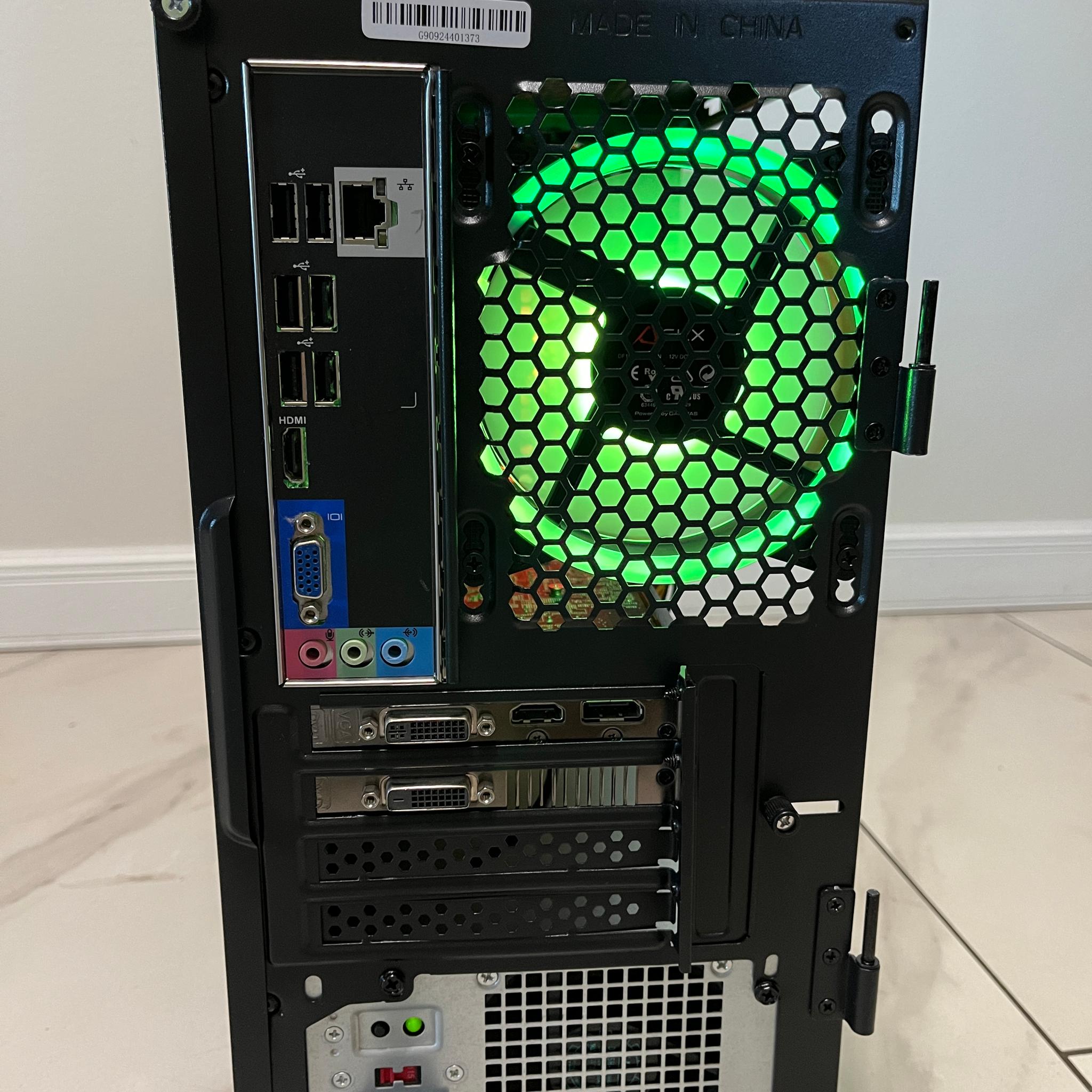 Super Budget Gaming PC-Intel i5-3470, AMD HD 7850, 16GB RAM,500GB Storage, w/ Wi-Fi, BT & RGB Remote