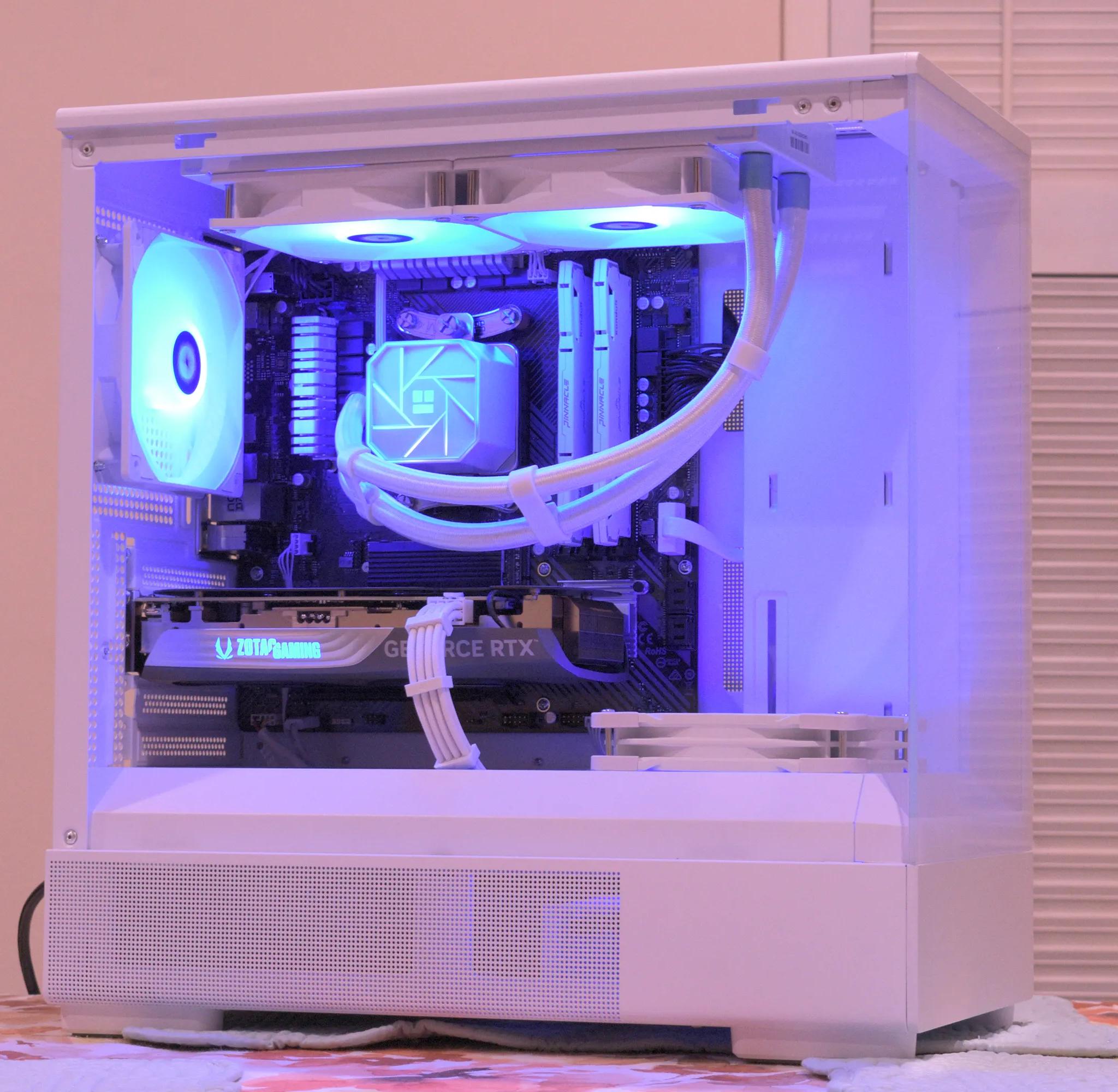 RTX 4070 12GB Gaming PC 1440P ⬜🟪 Ryzen 7 5700X3D ⬜🟪 32GB DDR4 ⬜🟪 1TB NVME SSD ⬜🟪 Wifi/BT RGB
