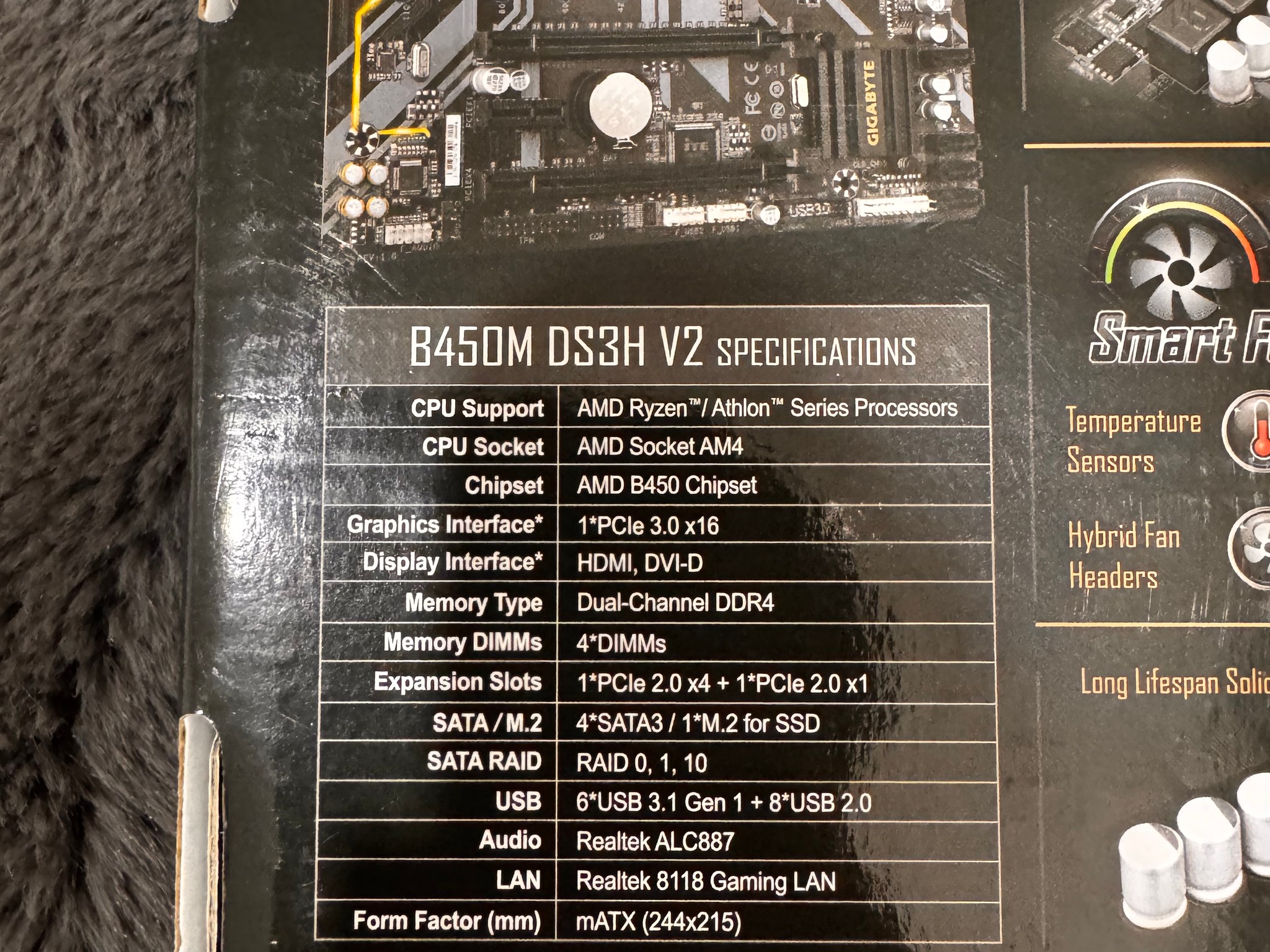 GIGABYTE B450M DS3H V2 READ DESC