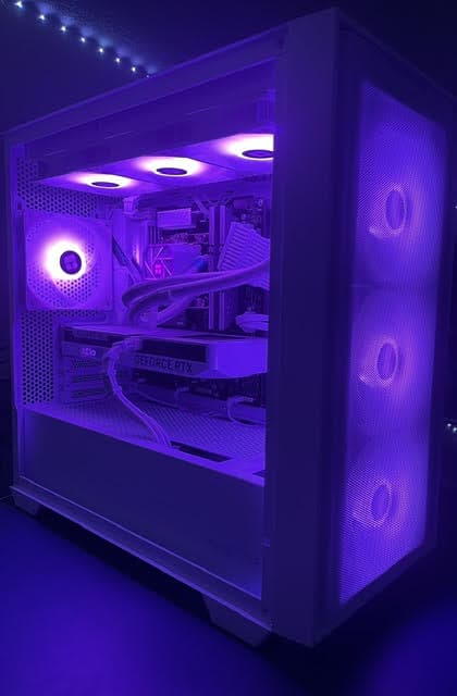 1080p/1440p ALL WHITE CUSTOM GAMING PC