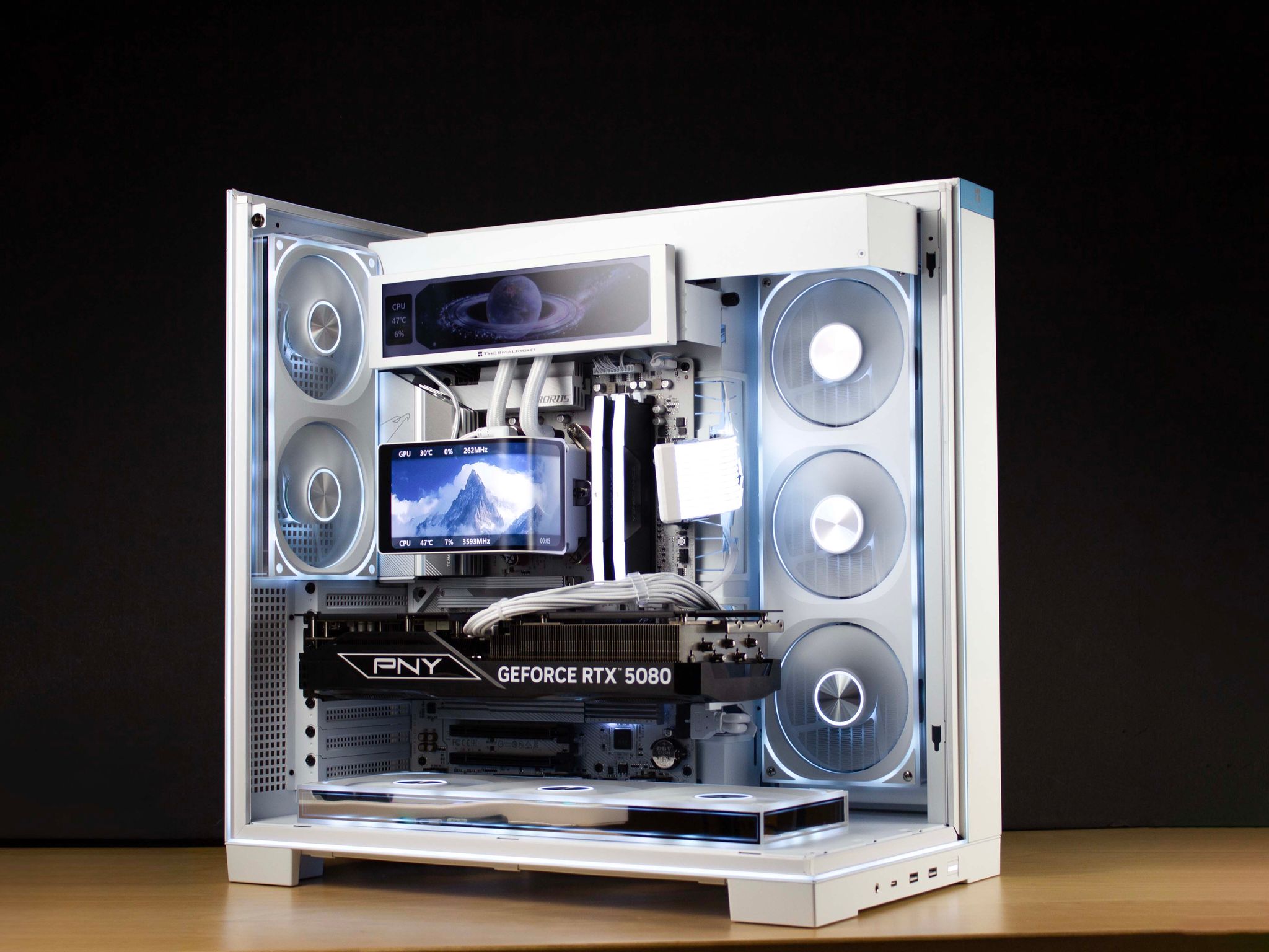 🧊⚡🗡️Polaris V2 - 4K ULTRA PC | RTX 5080 16GB, Ryzen 7 9850X3D, 64GB RAM, 4TB SSD | LCD Display🧊⚡
