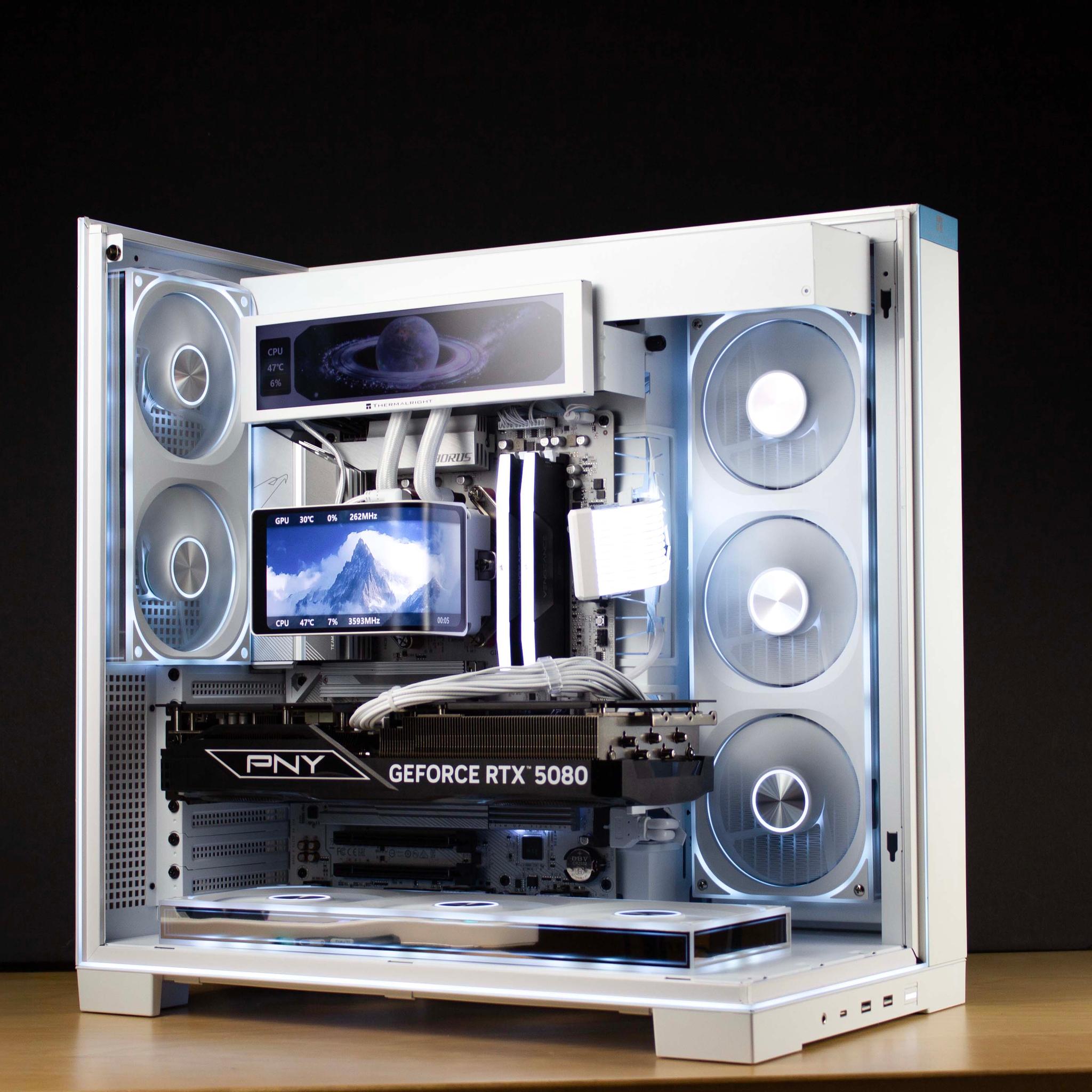 🧊⚡🗡️Polaris V2 - 4K ULTRA PC | RTX 5080 16GB, Ryzen 7 9850X3D, 64GB RAM, 4TB SSD | LCD Display🧊⚡