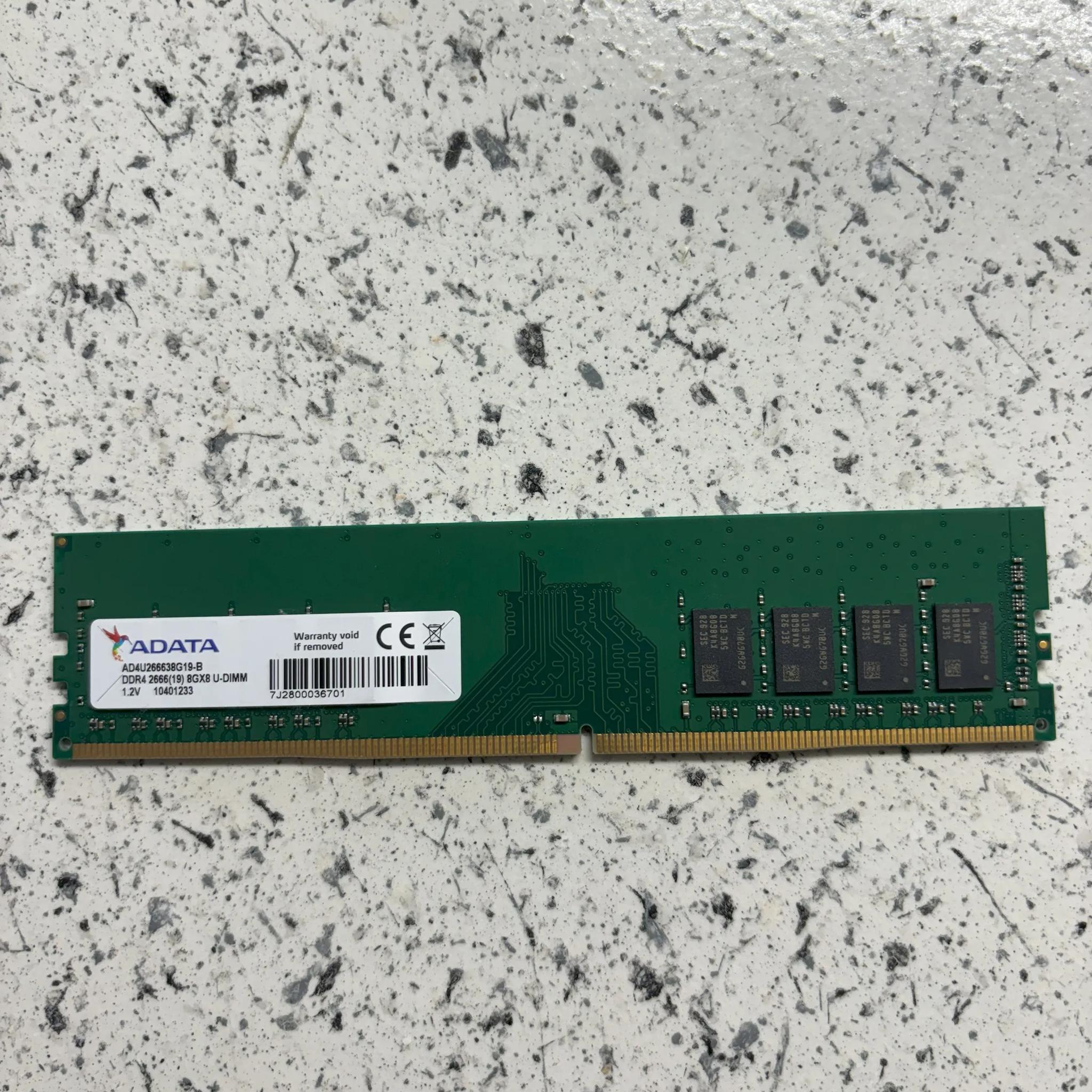 ADATA 8GB PC4 2666 PC4 21300 DDR4 2666MHz 1.2V CL19 Desktop RAM Memory