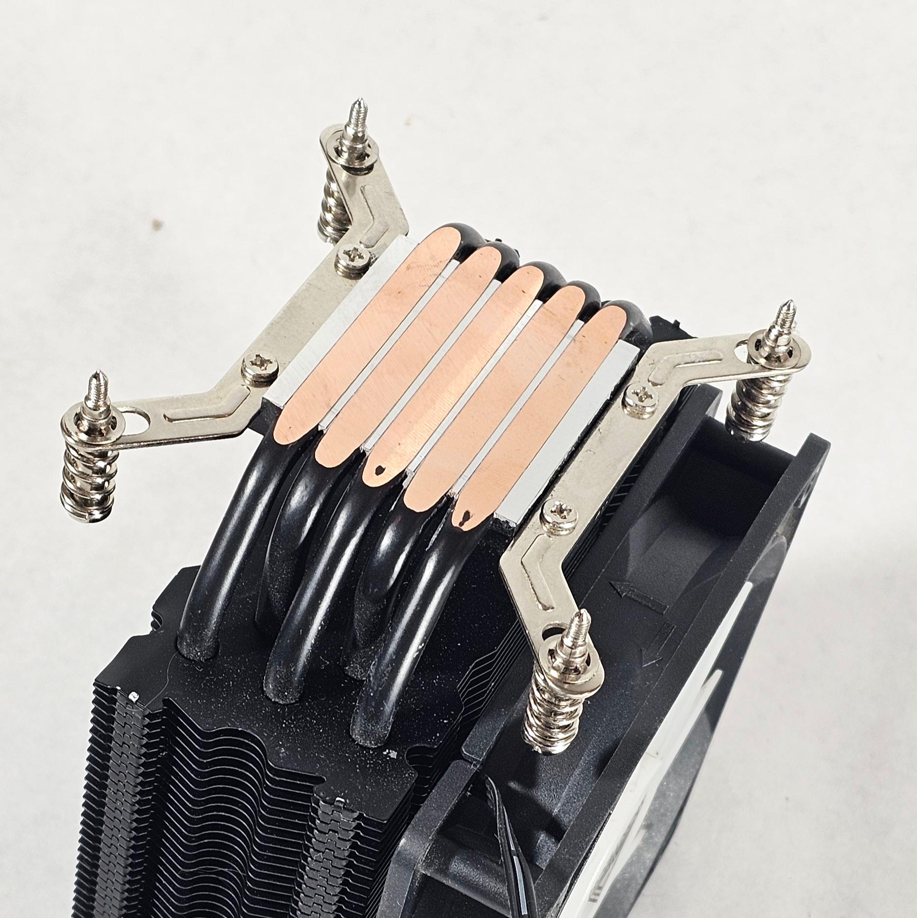 Black CPU Cooler with RGB Fan Intel LGA1700