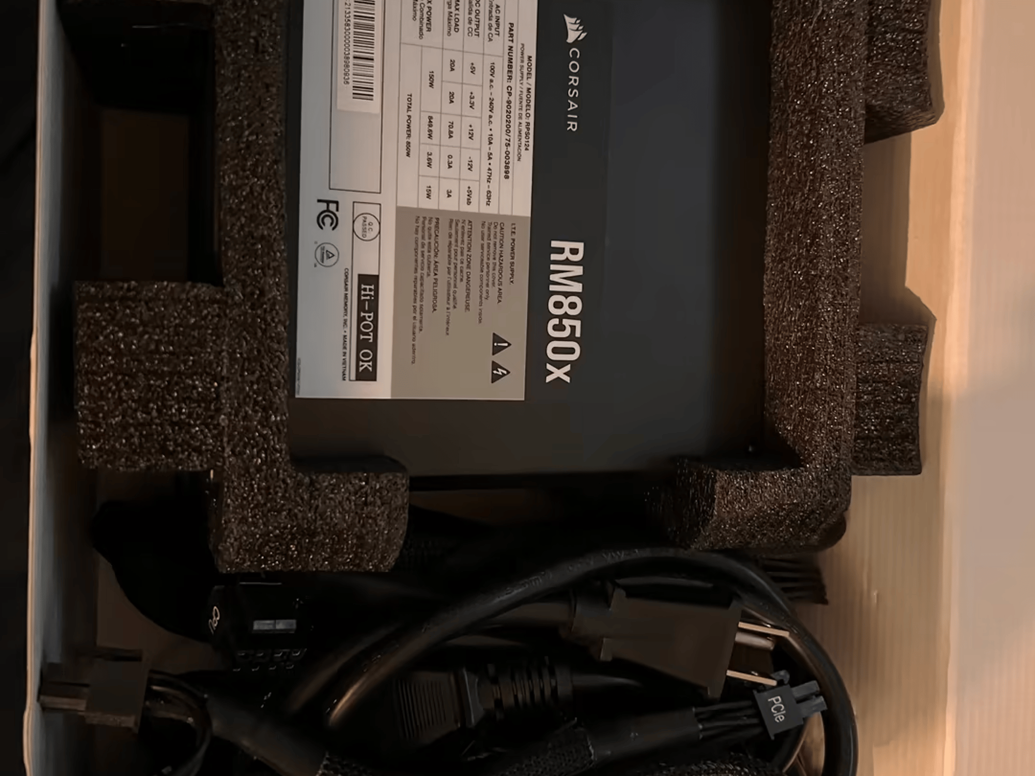 Corsair RM850x 80+ Gold