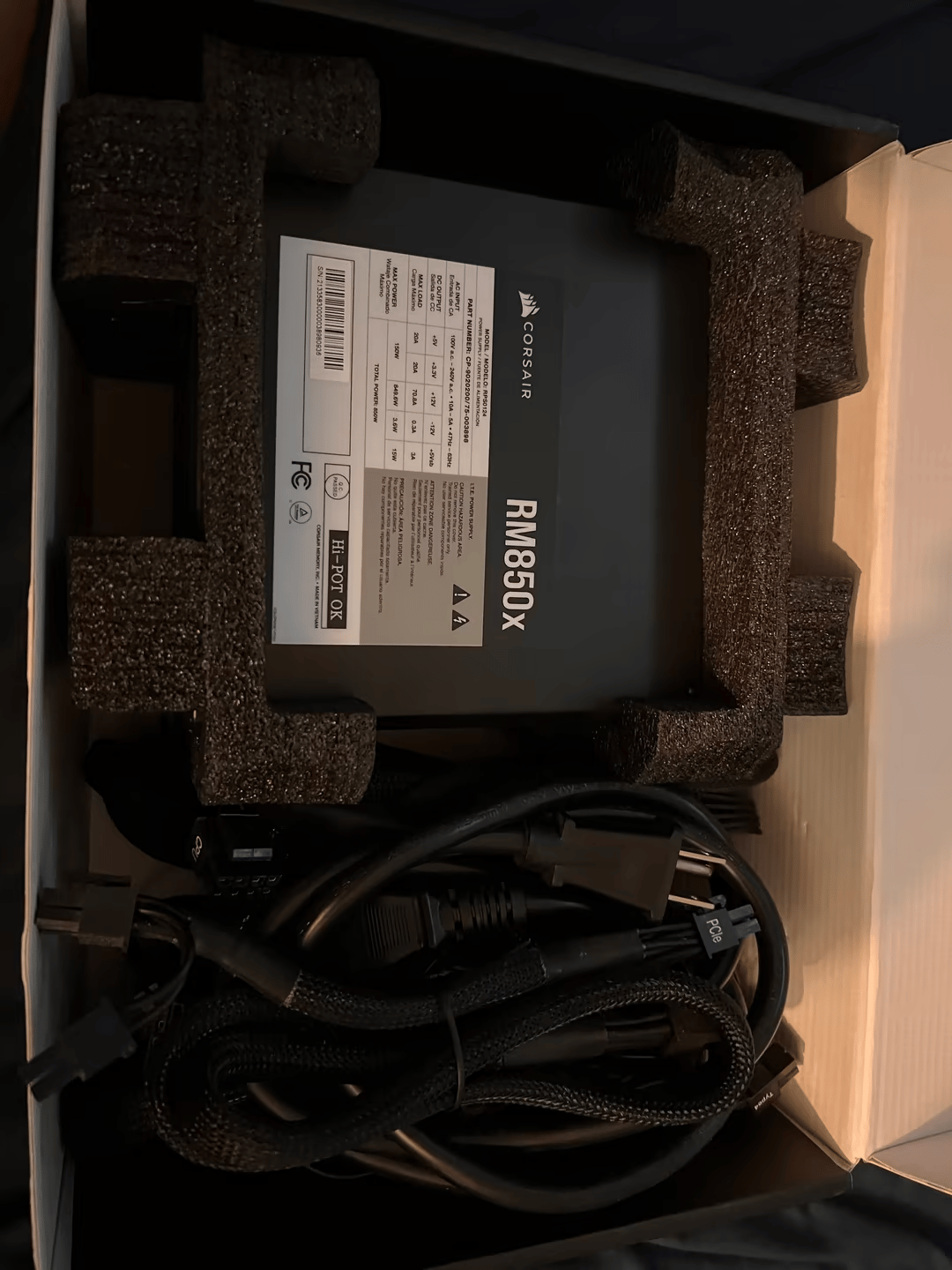 Corsair RM850x 80+ Gold