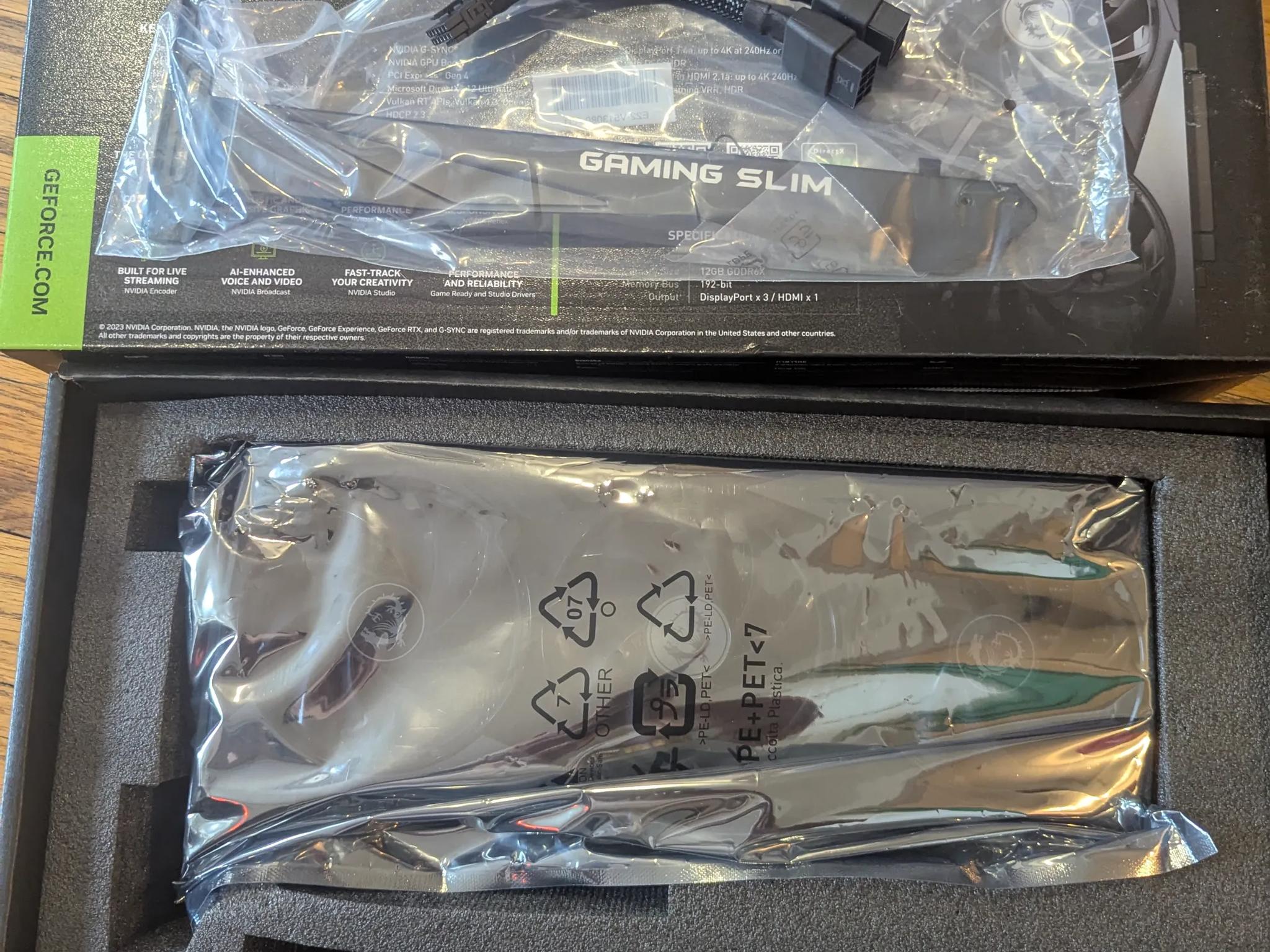 GeForce RTX™ 4070 Ti GAMING X SLIM 12G - LIKE NEW
