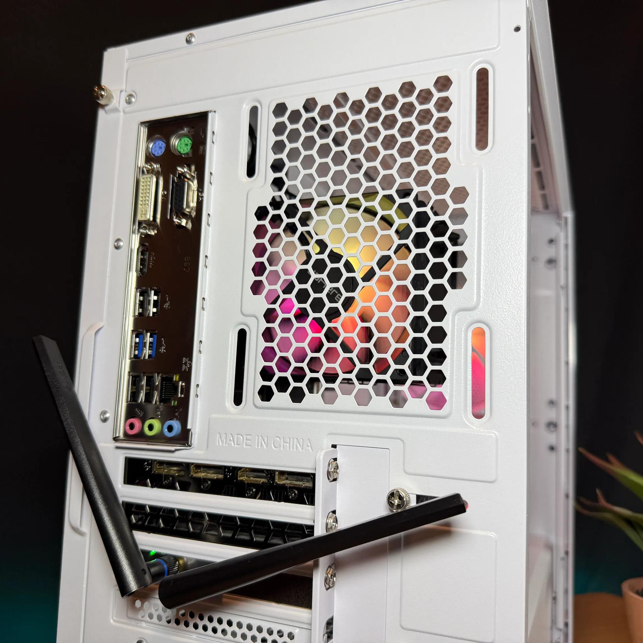 🤍Custom Built White RGB Gaming PC🤍| Windows 11, Intel i5, GTX 1660 Super | CoD 6, Fortnite, more!