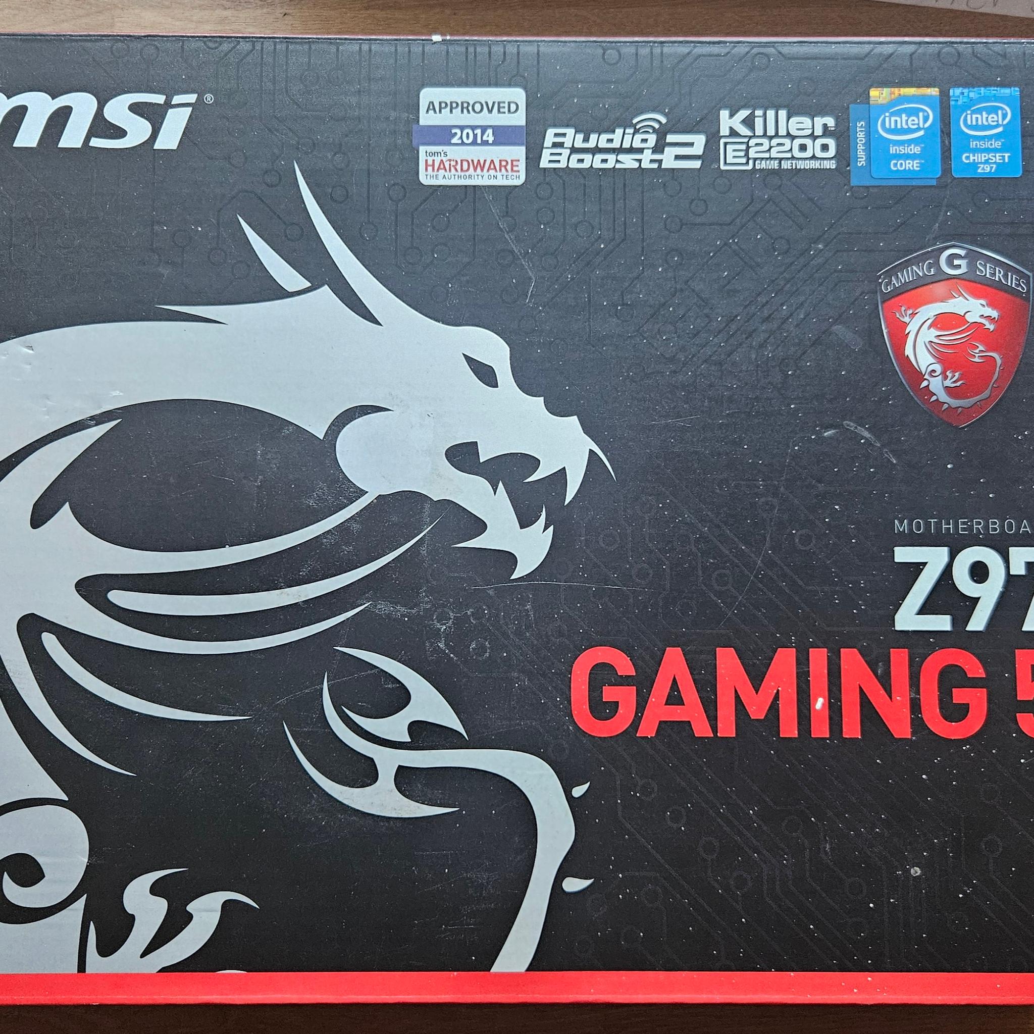 MSI Z97 Gaming 5 ATX Gaming MB & Intel i5-4590T
