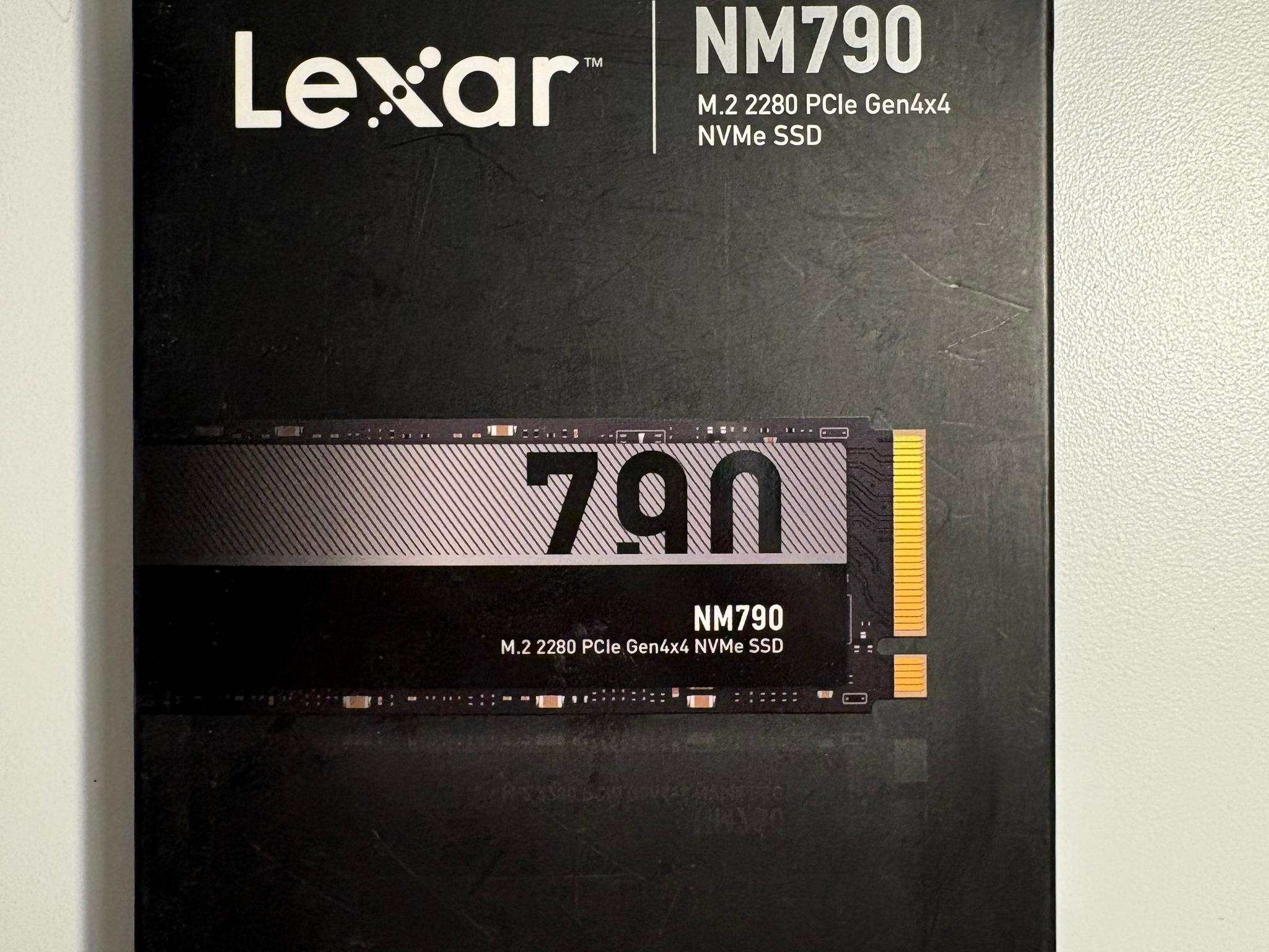 Lexar NM790 1TB - (PCIe Gen4.0x4 NVMe SSD) M.2 2280