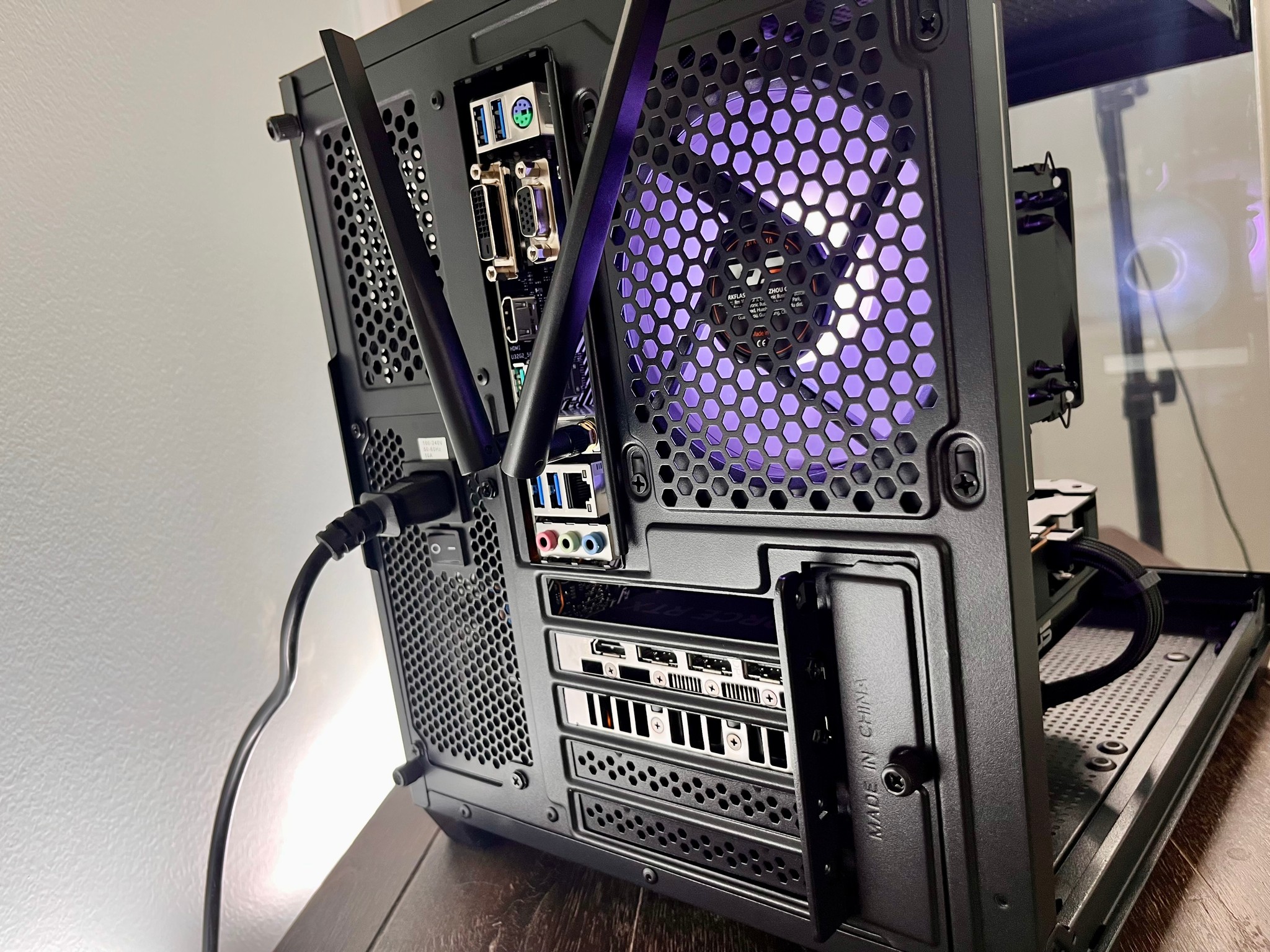 🐦‍⬛🖤RTX 5060 Black Gaming PC | Ryzen 5 5600G | 24GB RAM | 768GB SSD | WiFi-Ready to Play