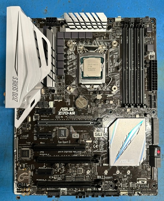 The KIDS first computer! ASUS Z170-AR : Intel i7-7700 : Cooler