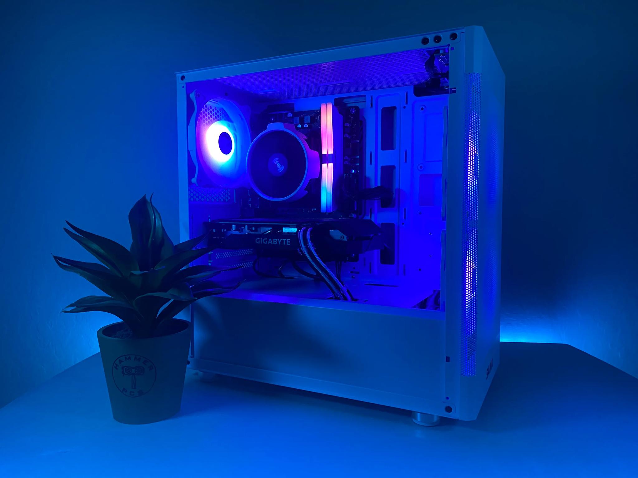 🤍 Custom Built White RGB Gaming PC 🤍 | Windows 11, GTX 1660, Ryzen 5 | Fortnite, Cyberpunk, more!
