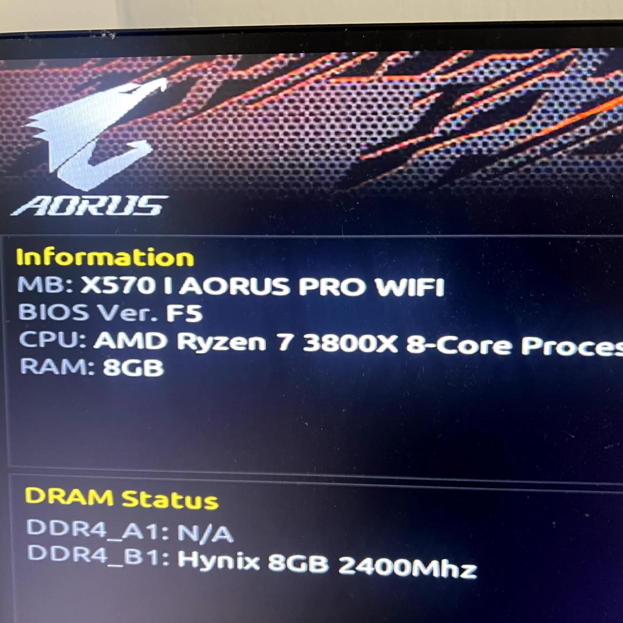 USED GIGABYTE X570I AORUS PRO WIFI - READ