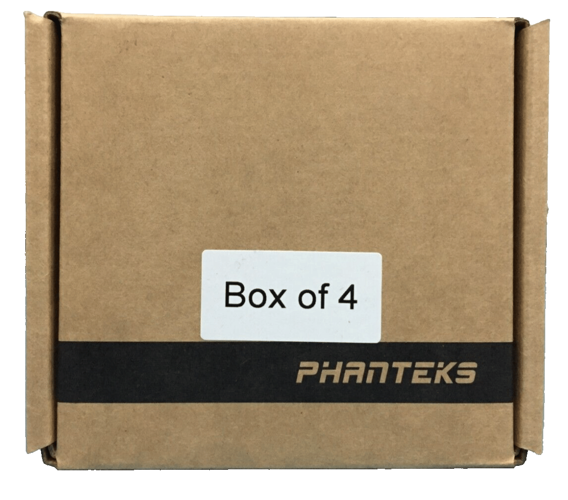 Phanteks 90 Degree Rotary Fitting G1/4 Male-Female Black 4-Pack PH-RA90