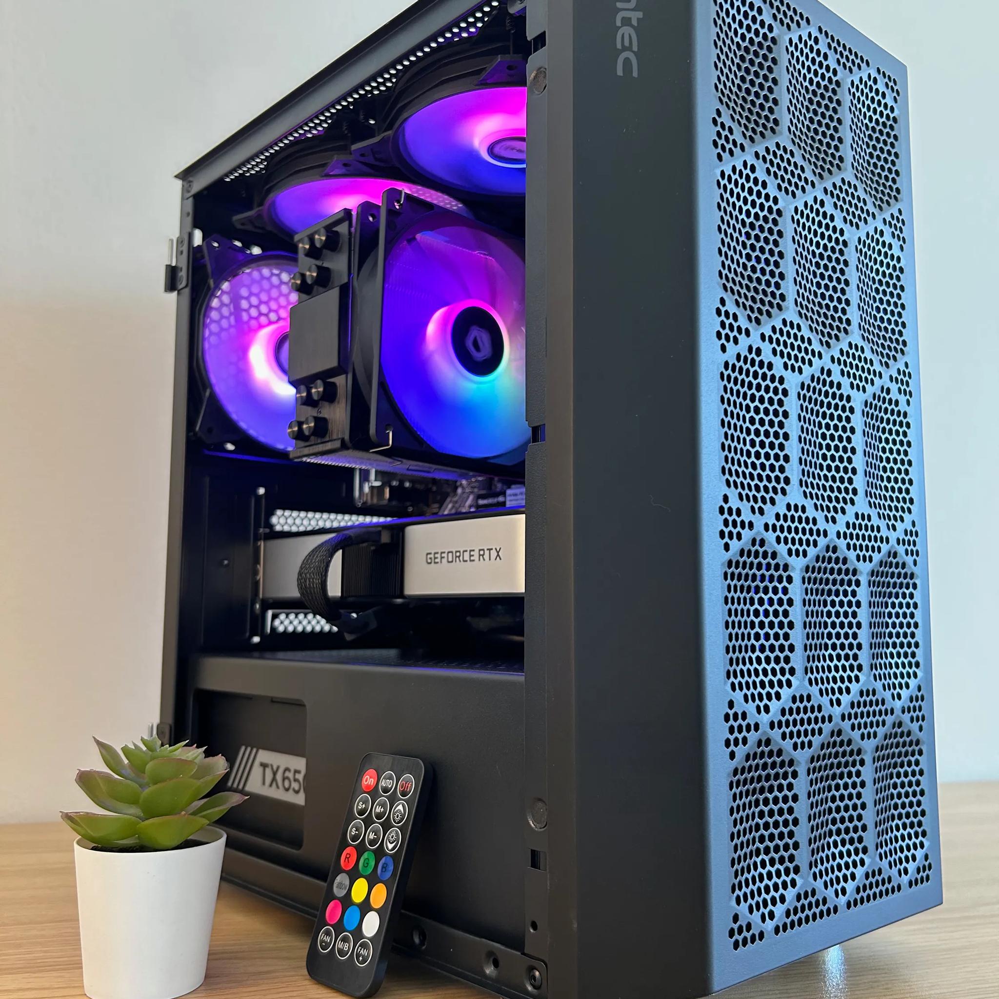 🎮 Titano | RTX 3060 Ti - Ryzen 5600 - 16GB RAM - 1TB NVMe SSD - Mini Tower Case - WiFi/Bluetooth