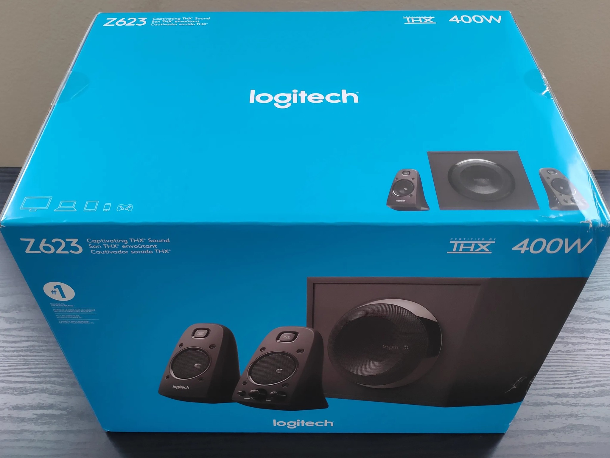Logitech Z623 400 Watt, 2.1 THX Certified Speaker System