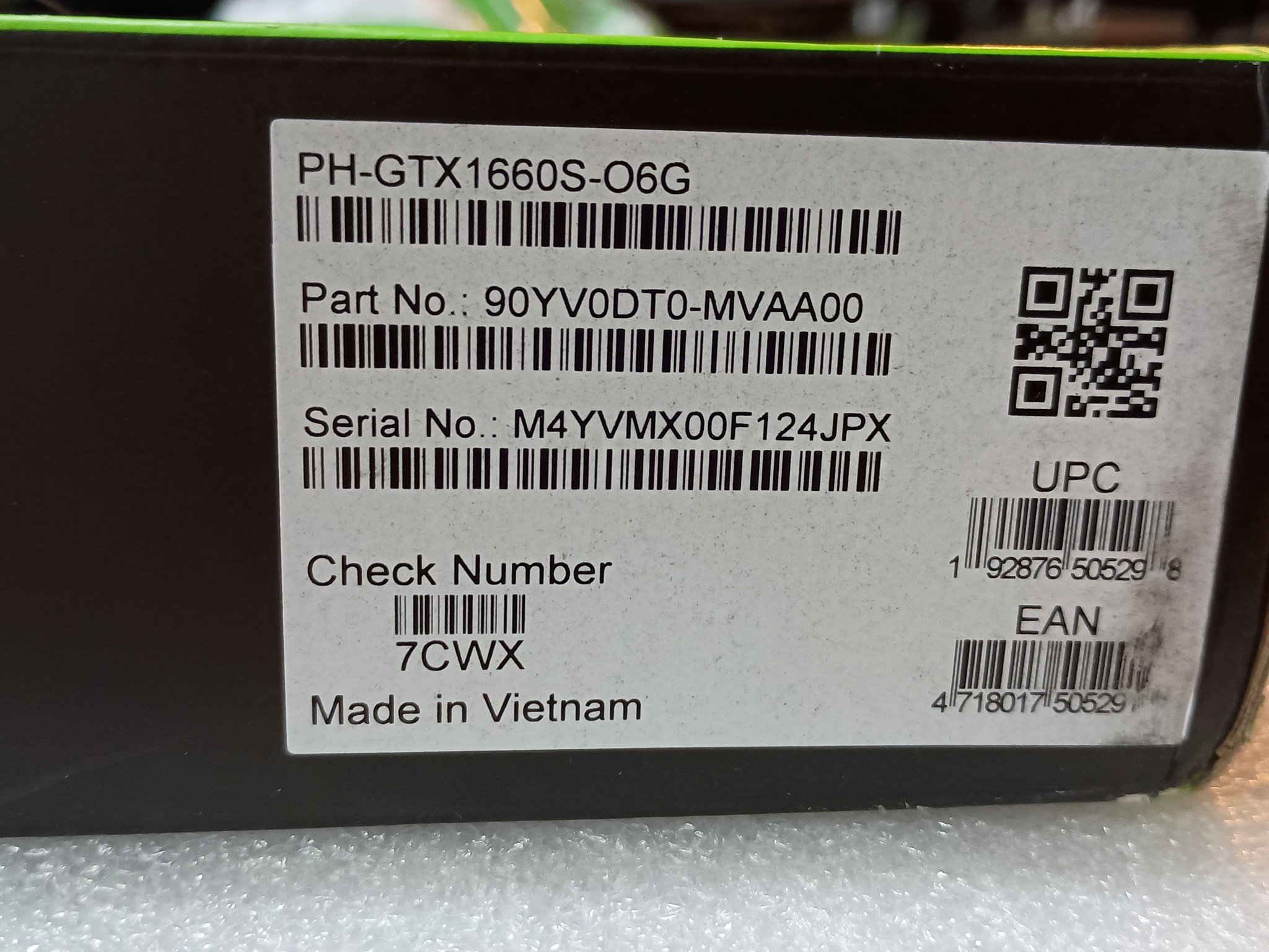Asus Phoenix OC GeForce GTX 1660 SUPER 6GB