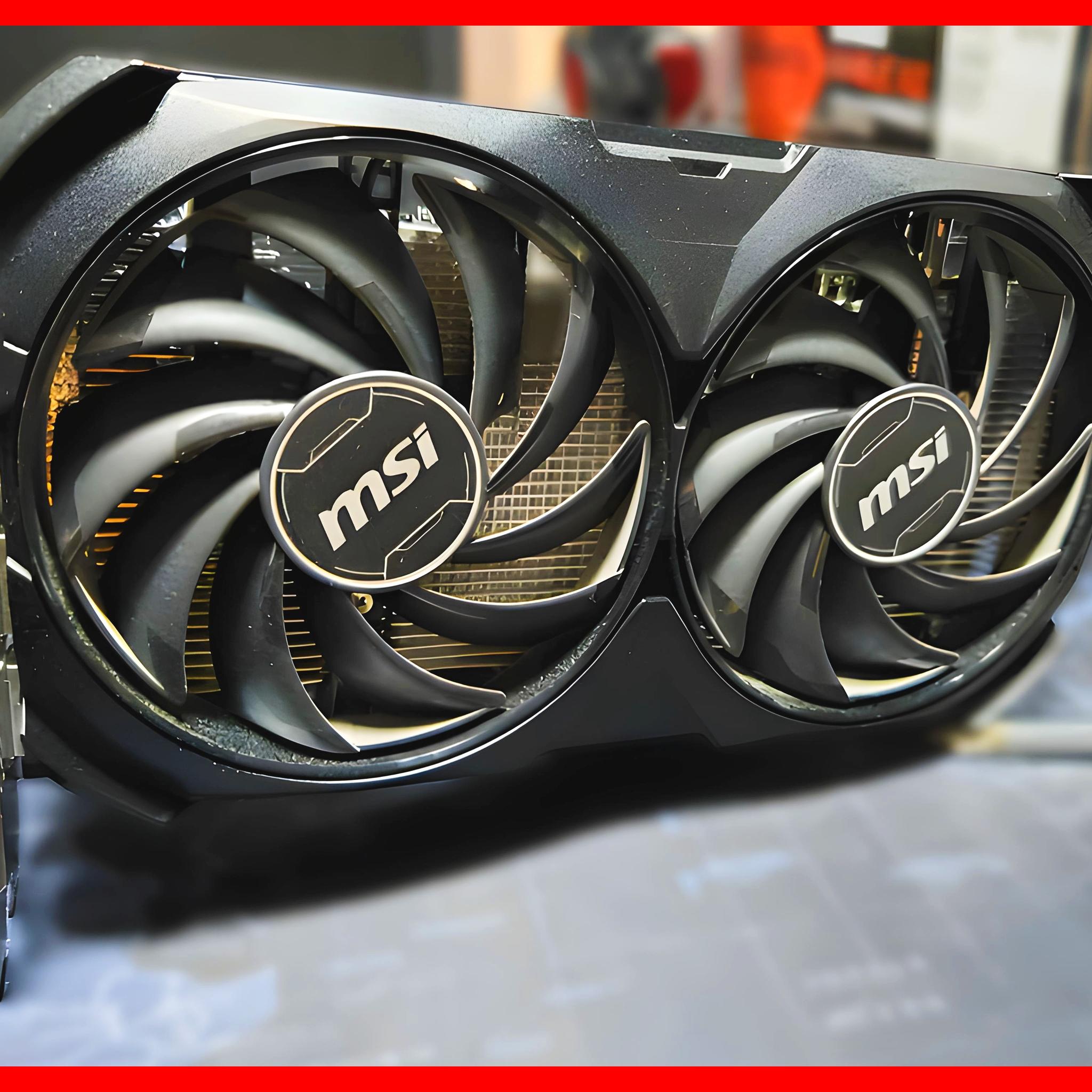 🔥 MSI GeForce RTX 4060 VENTUS 2X BLACK 8G OC Graphics Card – 8GB GDDR6 | DLSS 3 | Ray Tracing |
