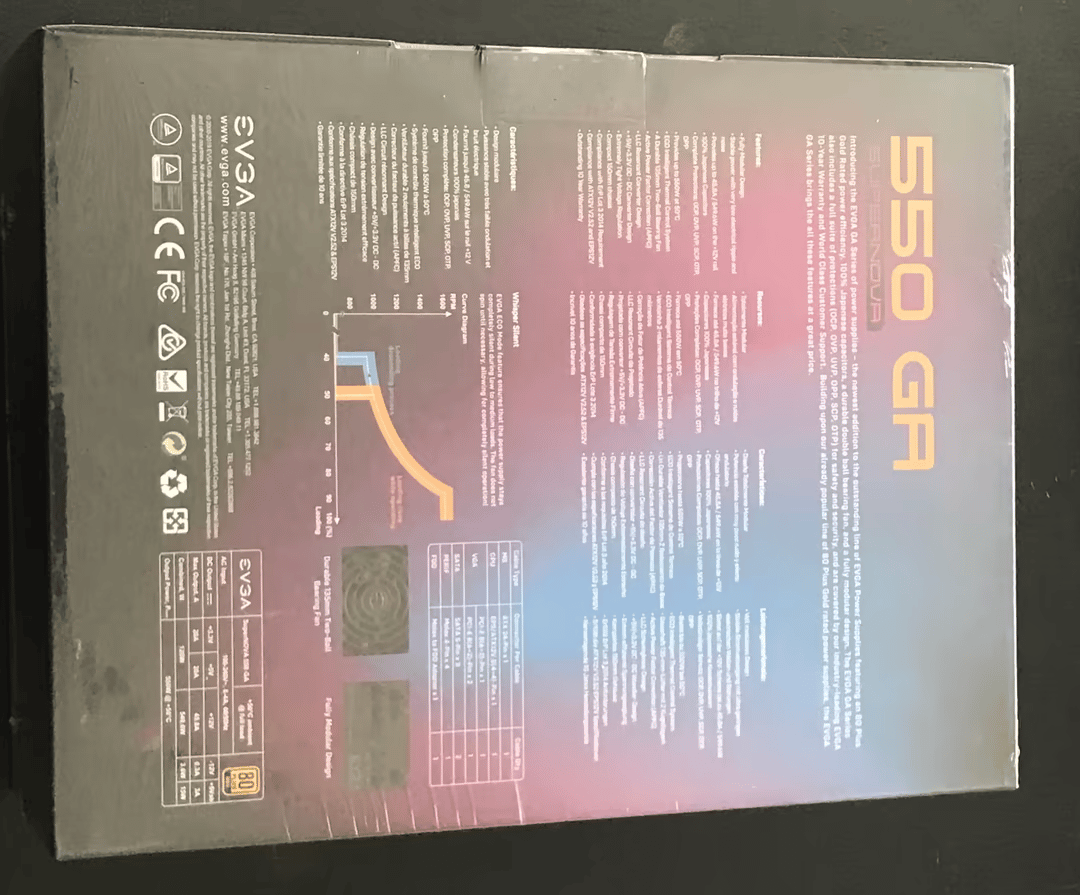 BNIB EVGA SUPERNOVA GA 550W