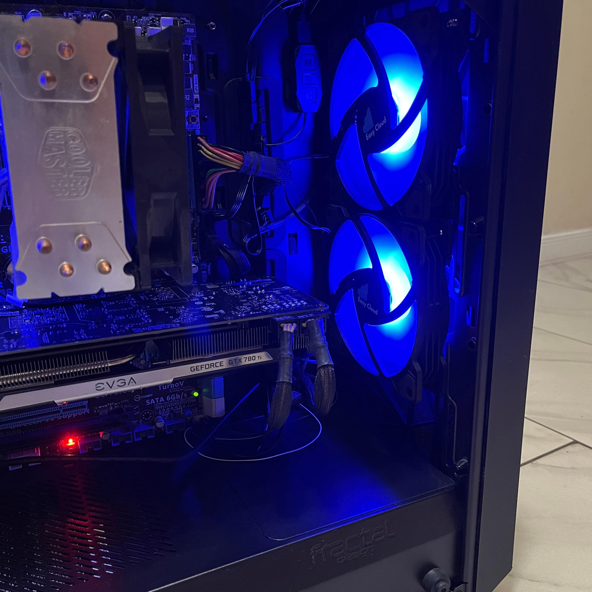 🔥Budget Gaming PC – RGB Case w/ Remote- Intel Core i5-3570K, GTX 780 Ti, 1 TB Storage & 12 GB RAM 🖥️
