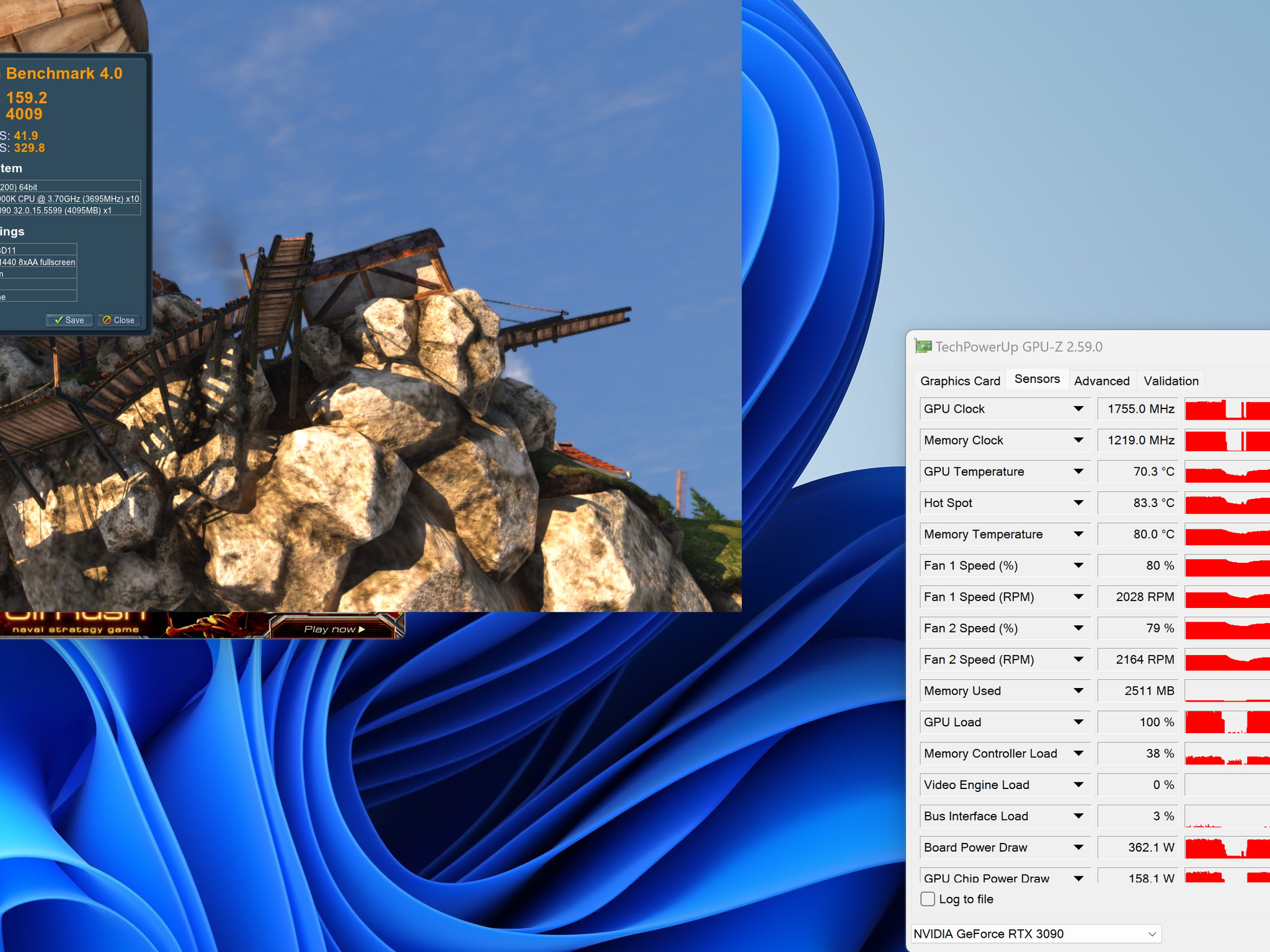 Nvidia 3090 Gigabyte Gaming OC 24GB