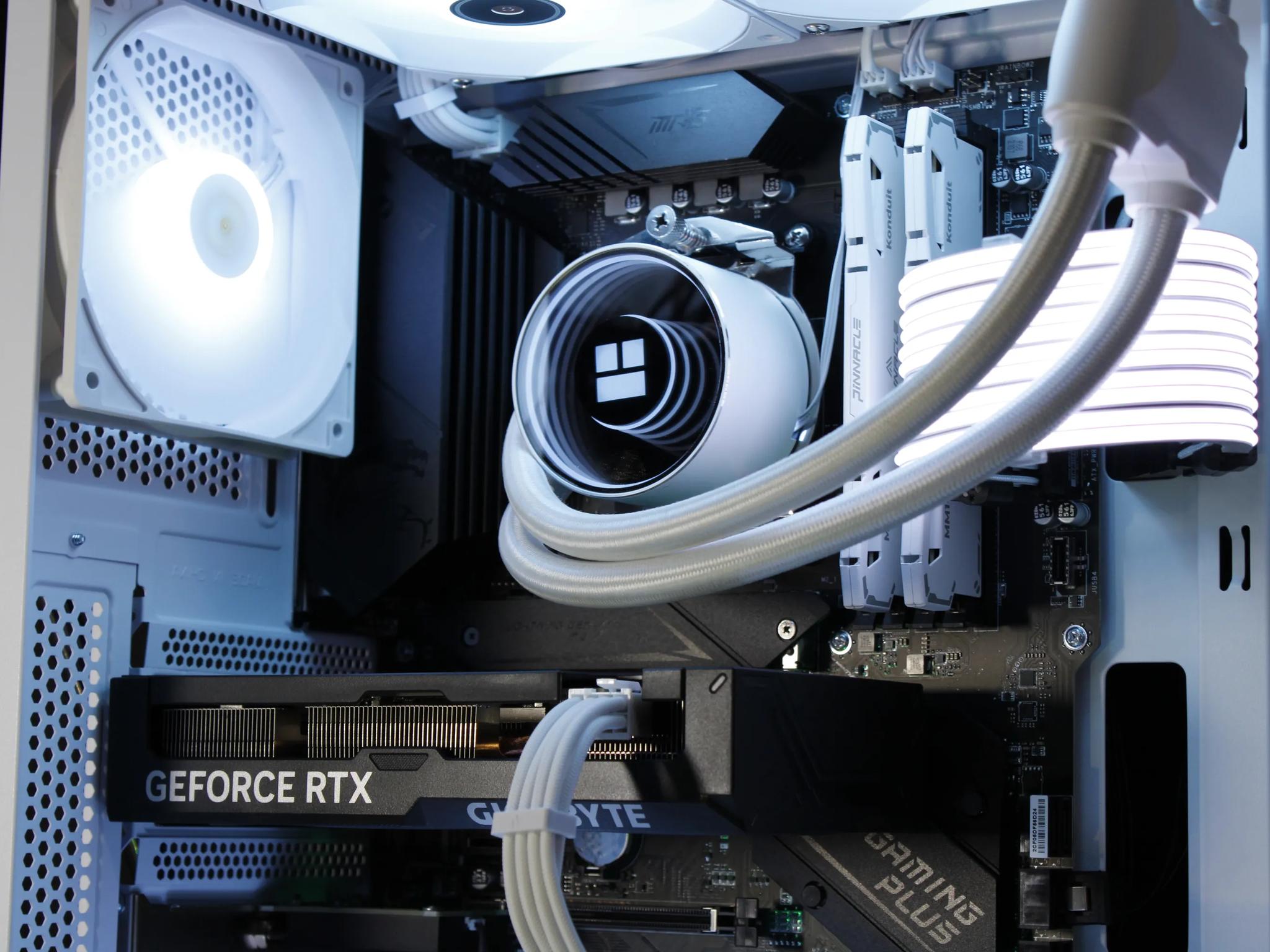 🤍White Gaming PC |RTX 4060 TI|Ryzen 7|1TB SSD|