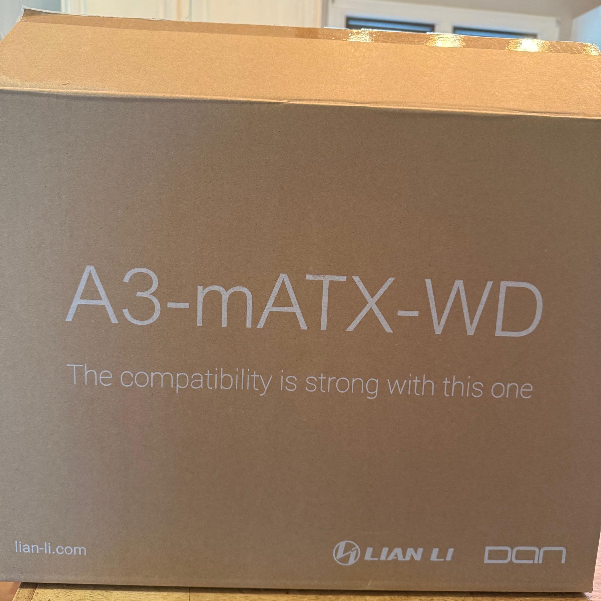 Lian Li A3-mATX-WD White/Wood