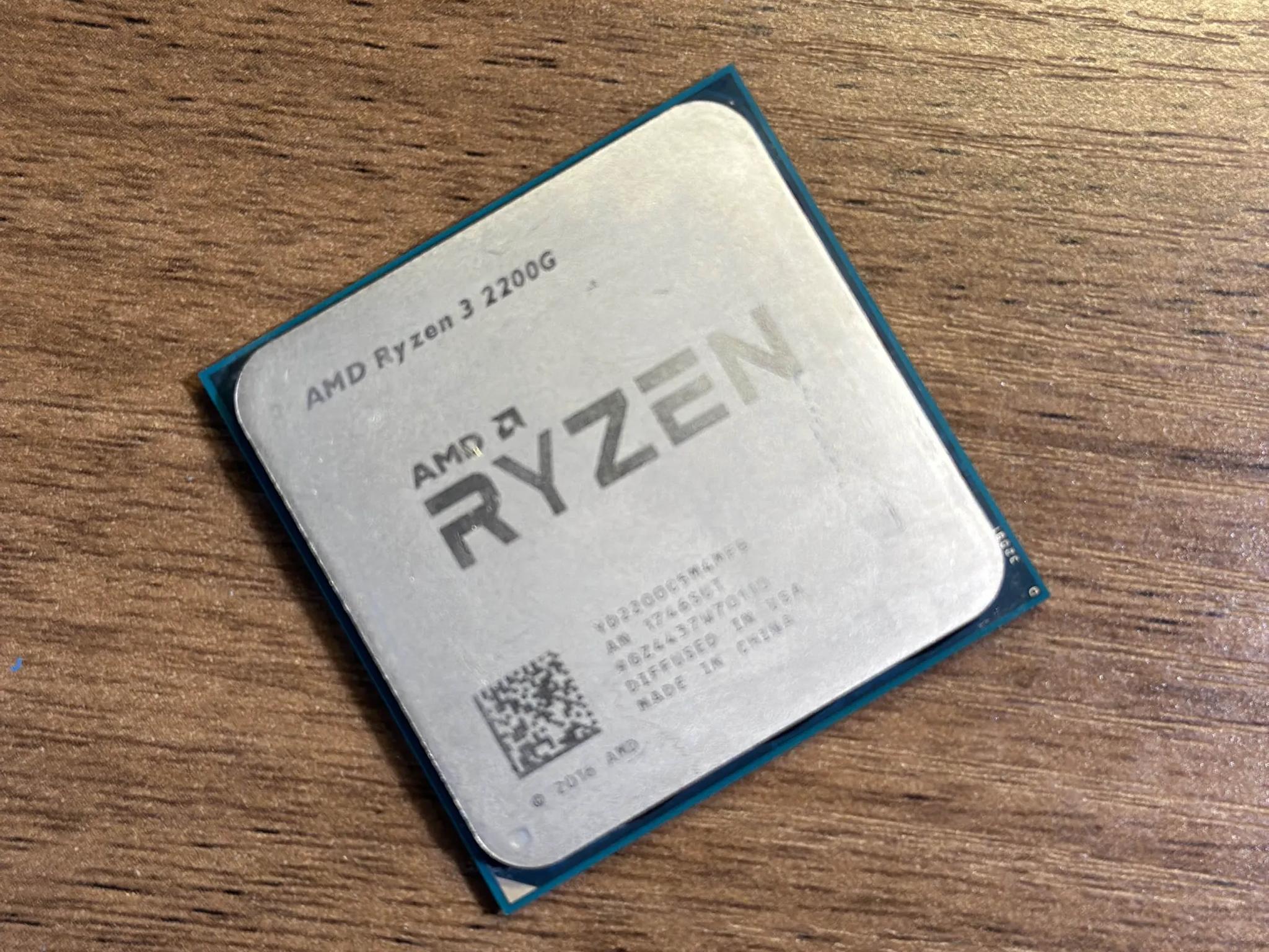AMD Ryzen 3 2200G Processor CPU