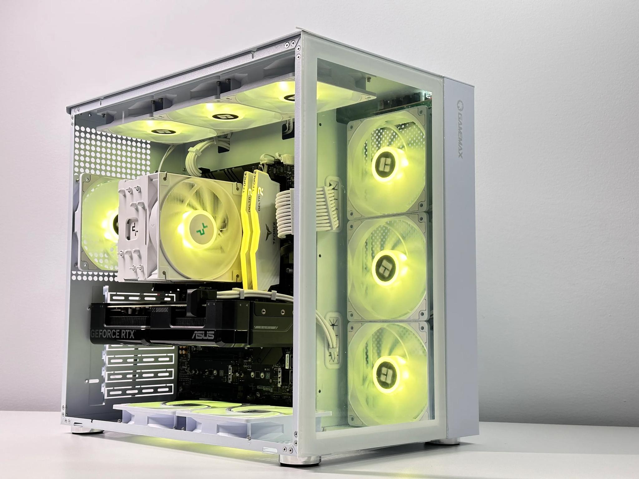 1440p-4K👑 Gaming PC🚀Nvidia RTX 4070 12GB⚡Intel 12600K 10-Core⚡32GB DDR4⚡1TB NVME