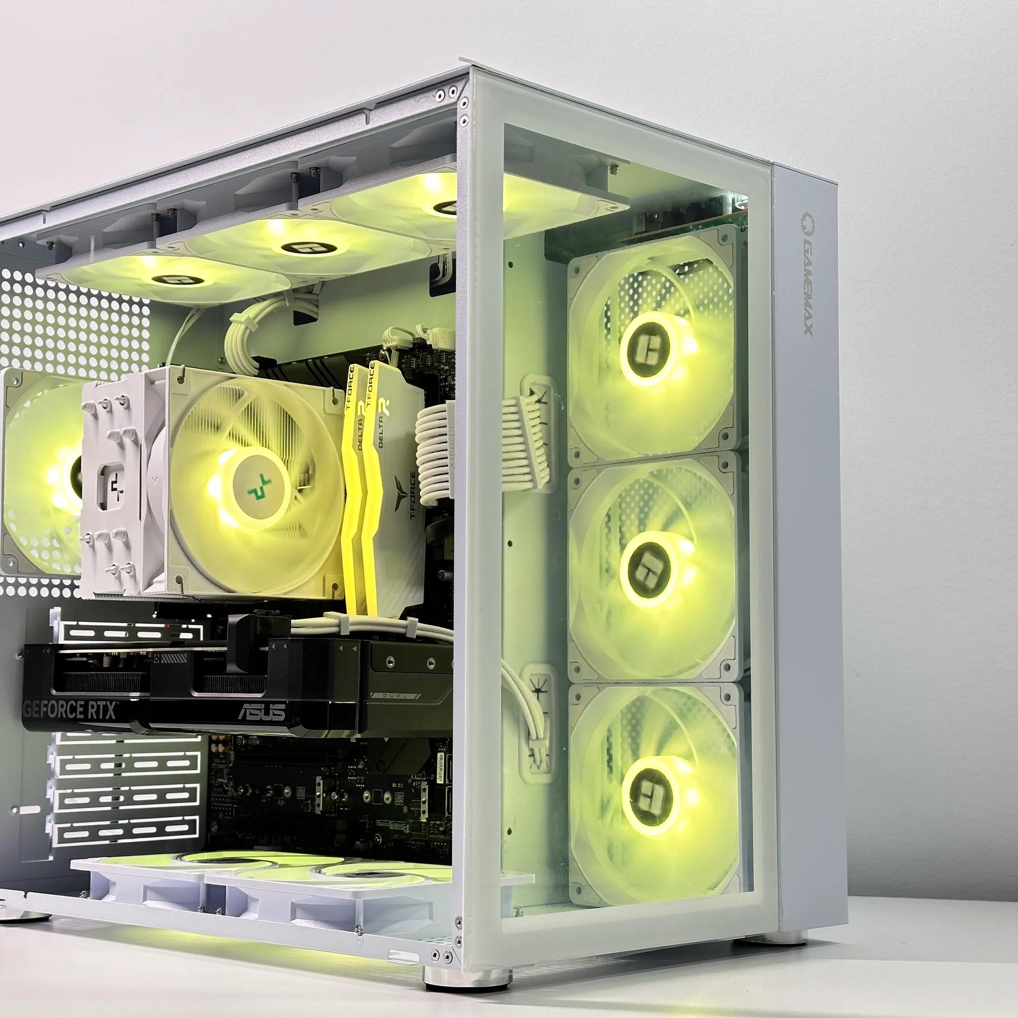 1440p-4K👑 Gaming PC🚀Nvidia RTX 4070 12GB⚡Intel 12600K 10-Core⚡32GB DDR4⚡1TB NVME
